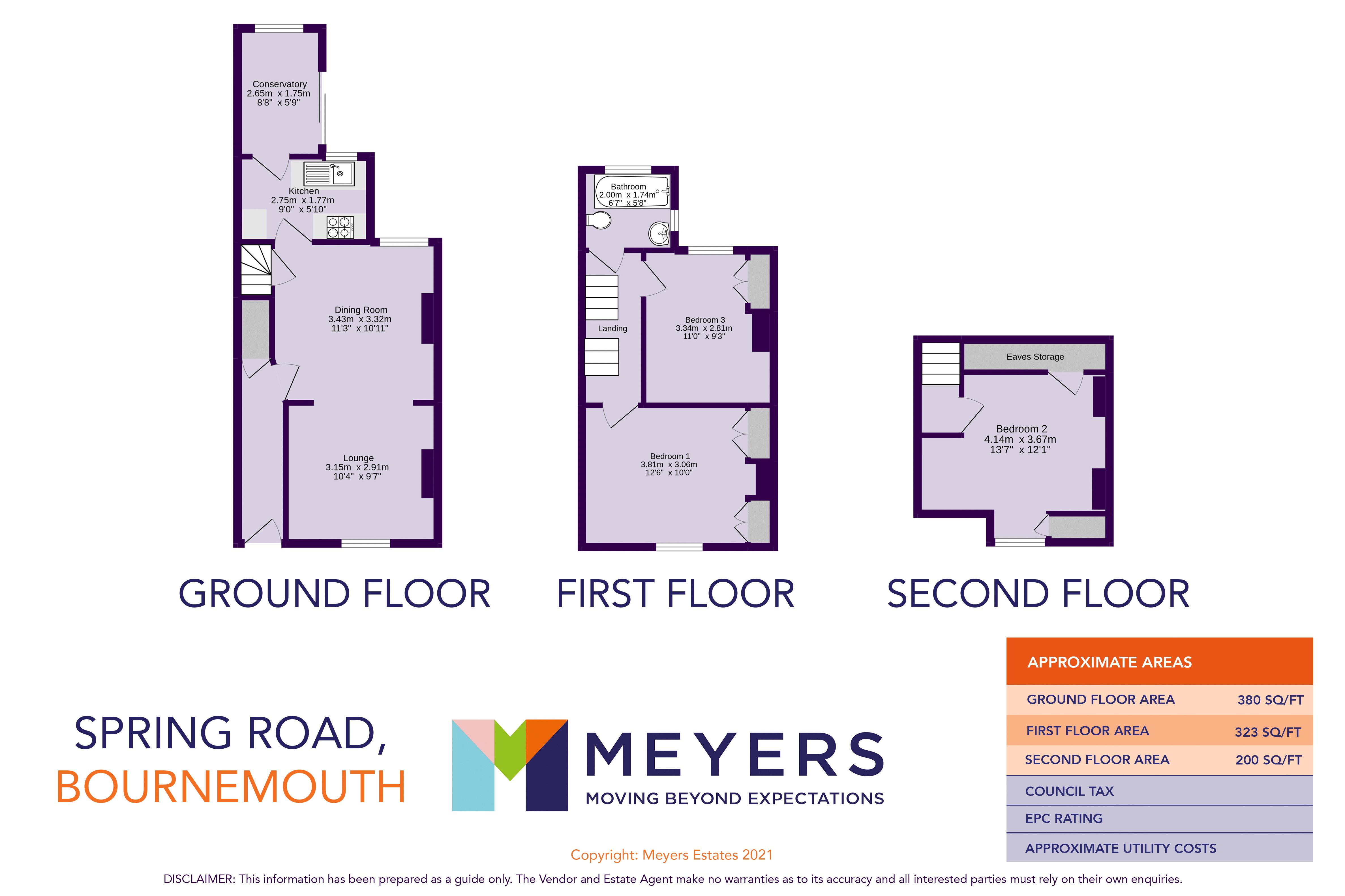 Spring Road, Bournemouth BH1, 3 bedroom end terrace house for sale