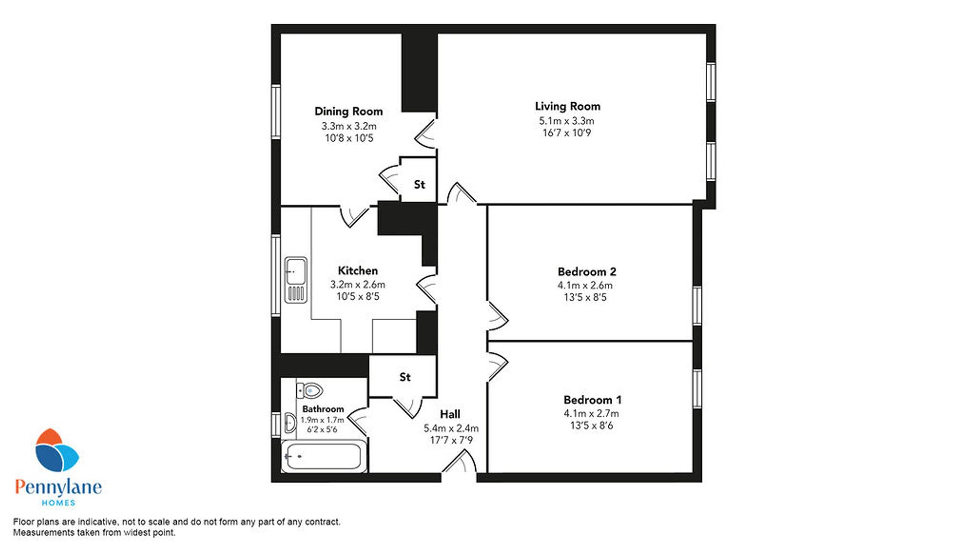 40 Kirkton, Erskine floorplan