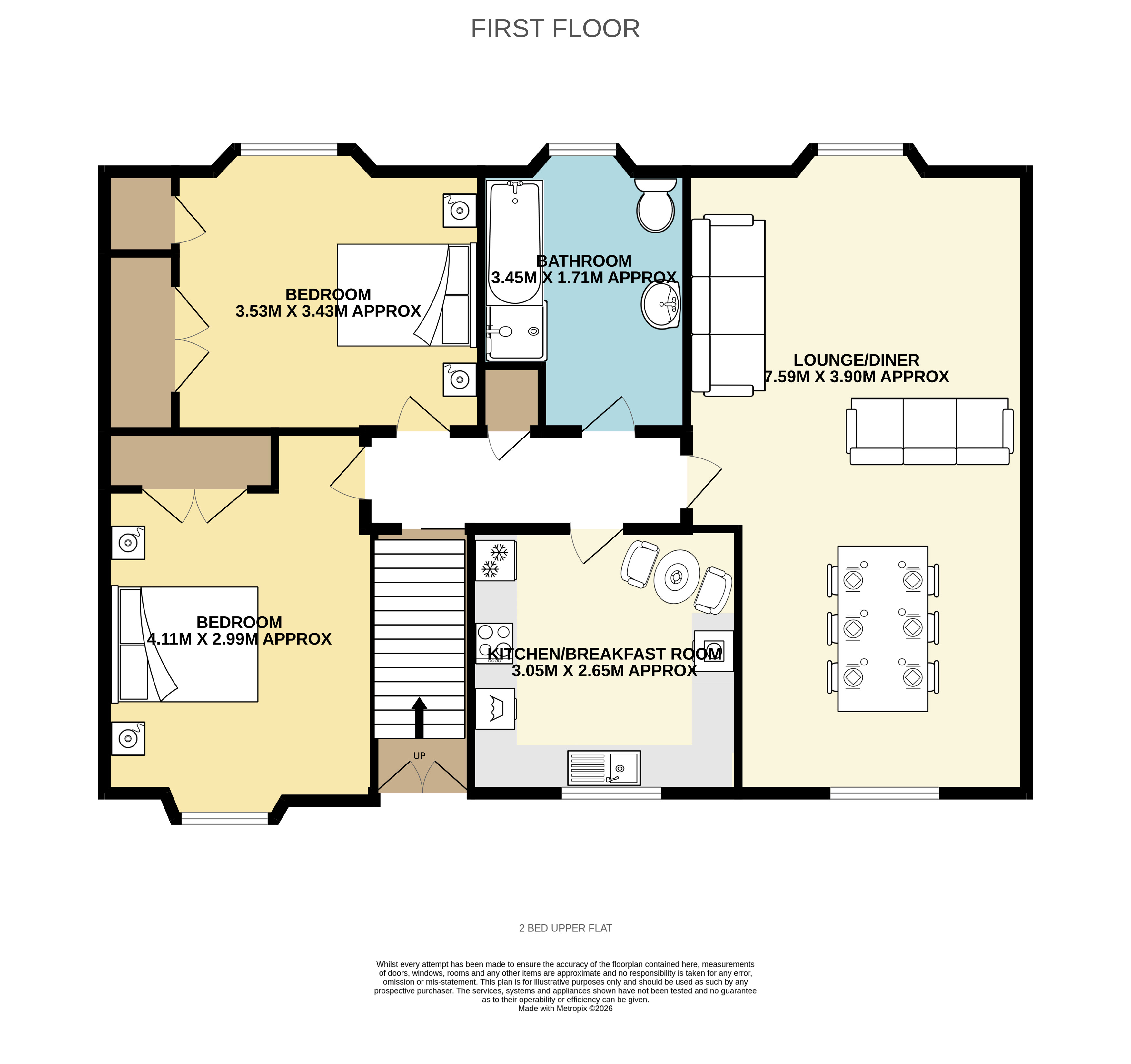 16, Bright Street, Aberdeen floorplan