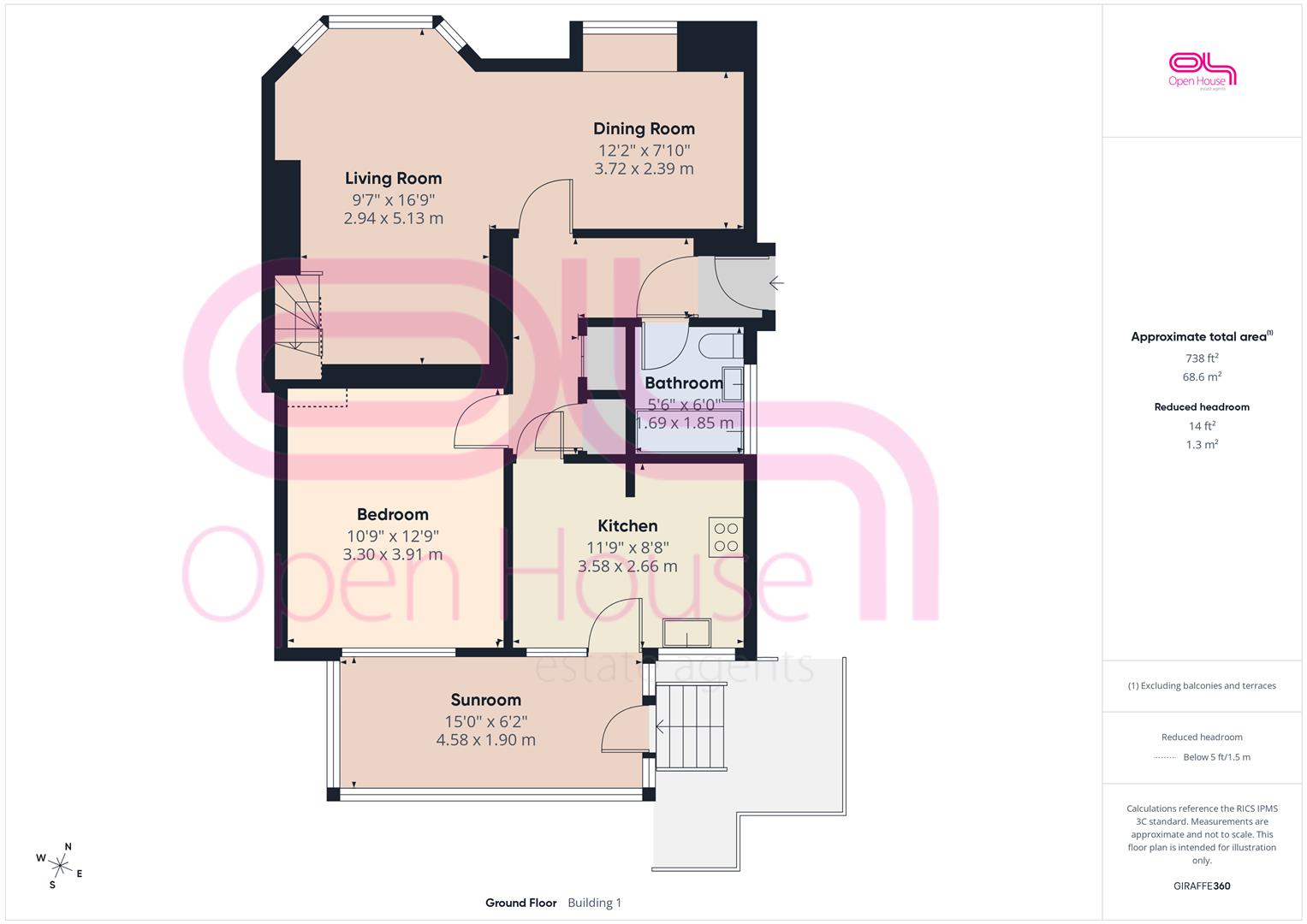 47, Highview Road, Peacehaven floorplan