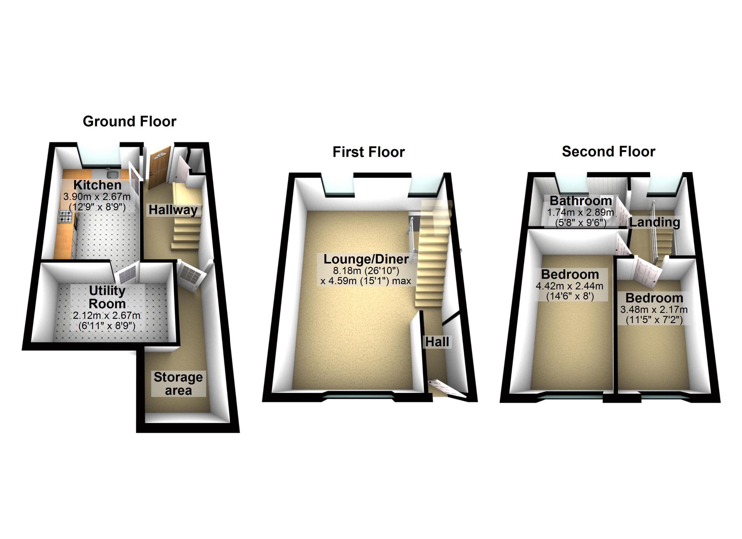 66 High Street, Bridgend floorplan