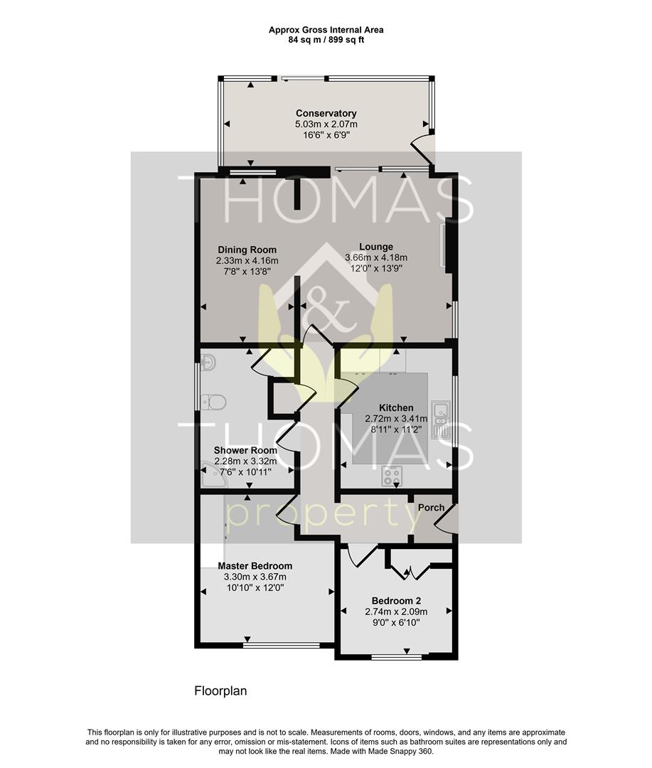 54, The Lawns, Gloucester floorplan