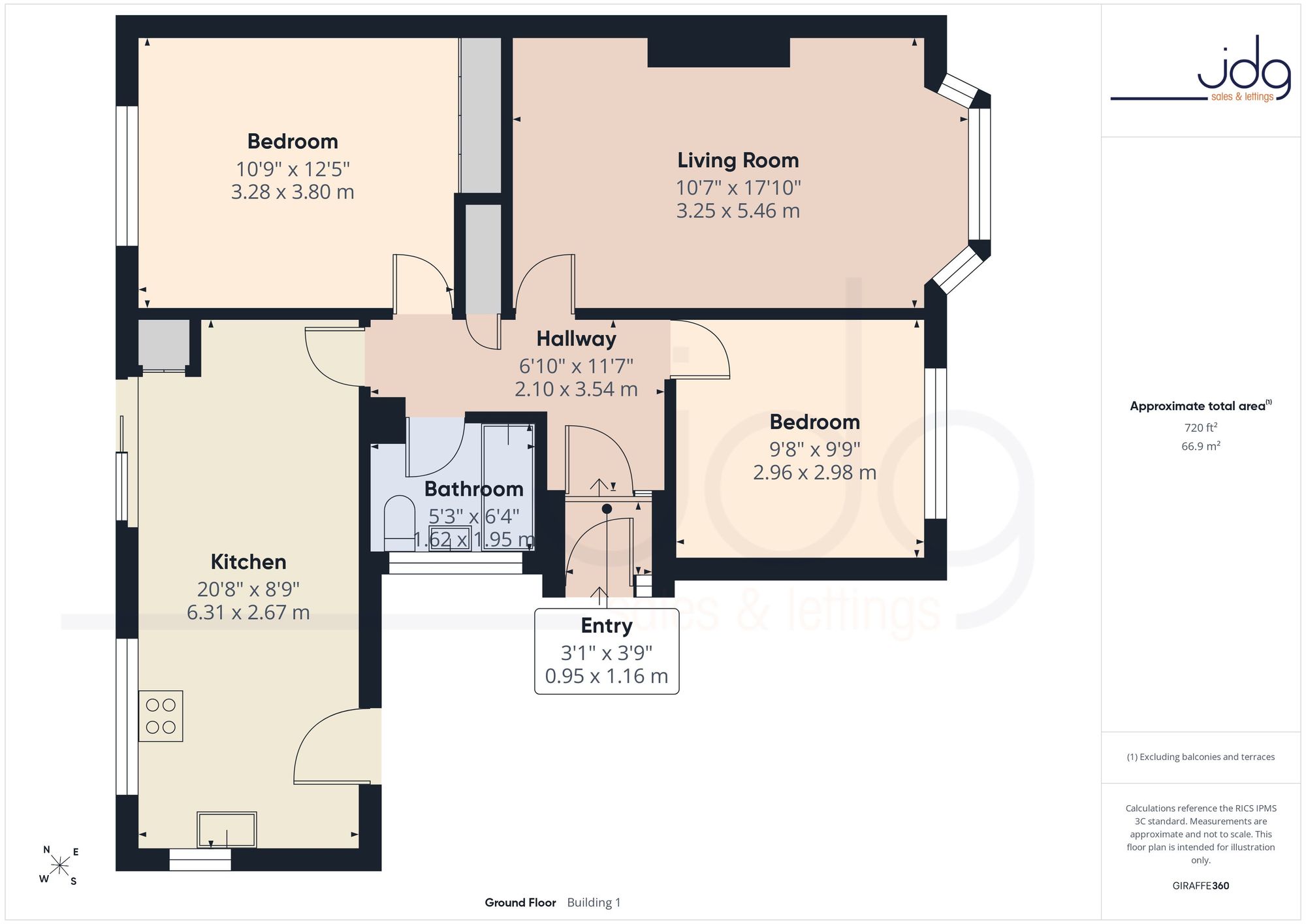 3 Westbourne Place, Lancaster floorplan