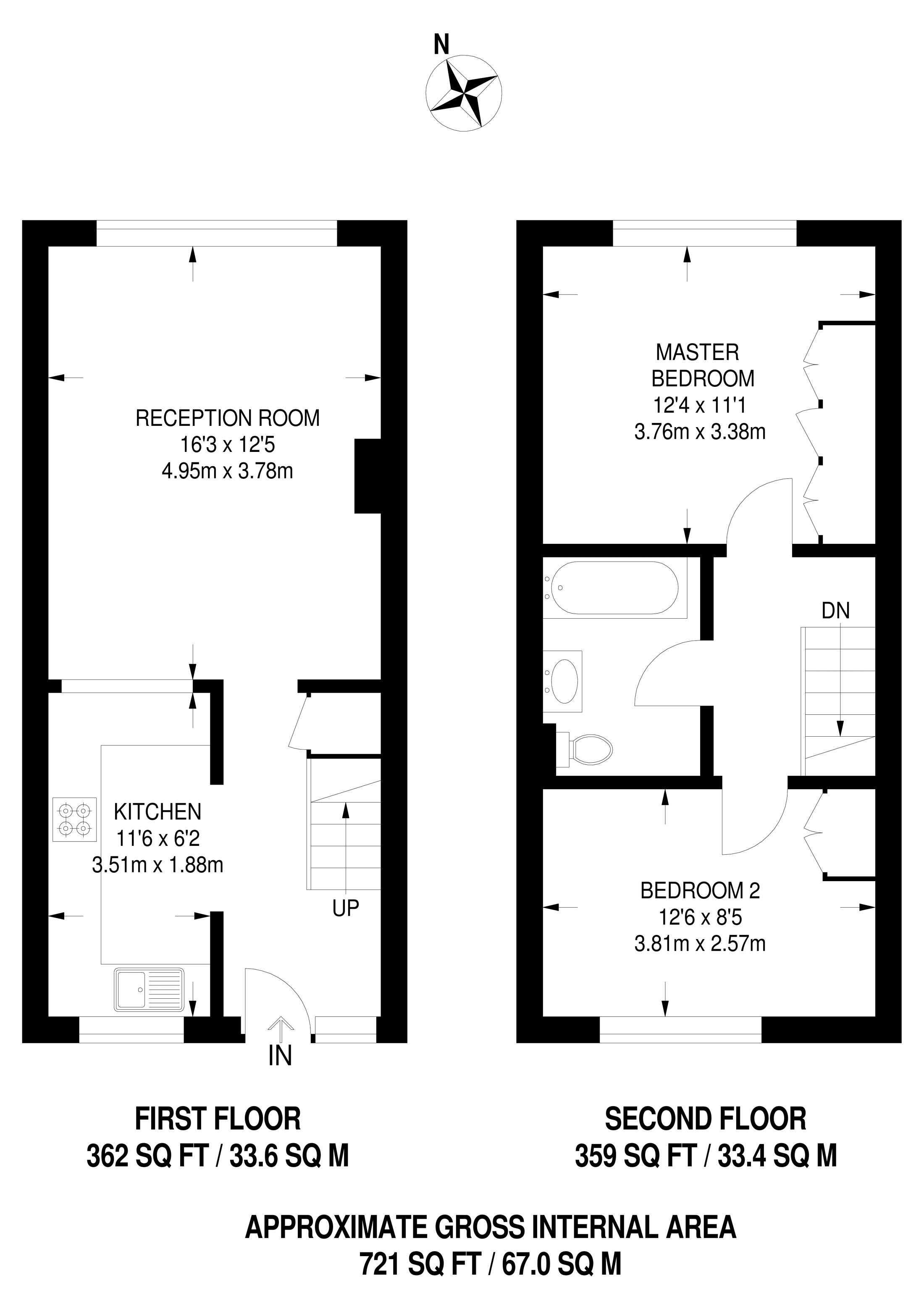 2 Bedrooms Maisonette to rent in Bridge Road, East Molesey KT8