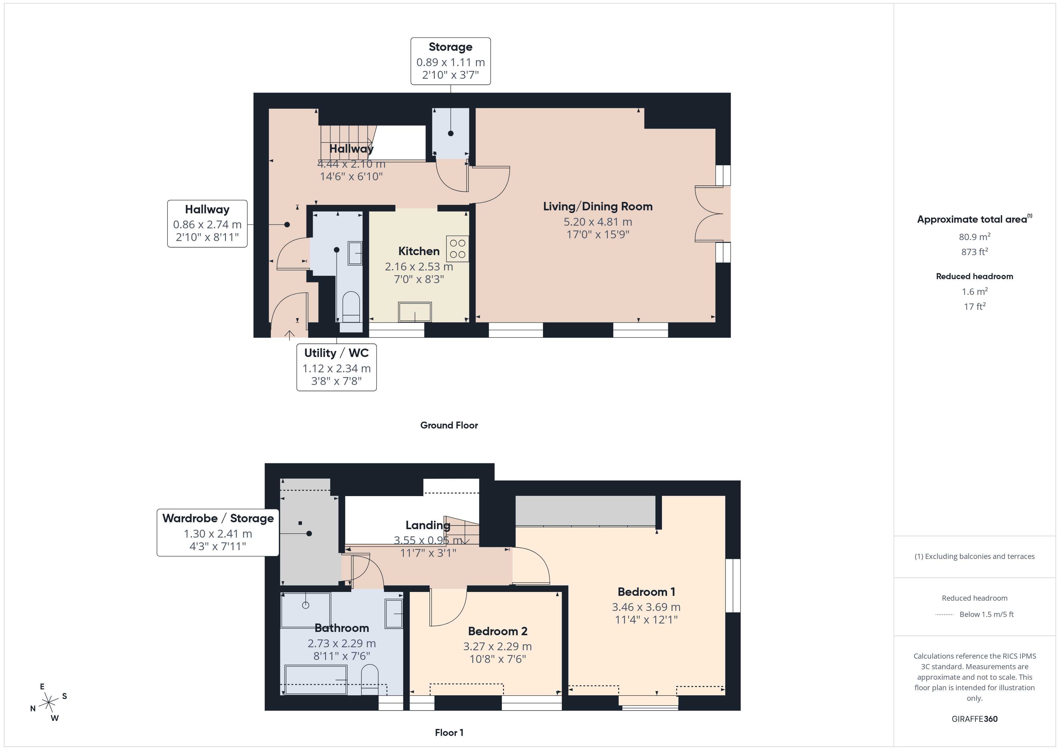 3, Old School Court, Berkshire floorplan