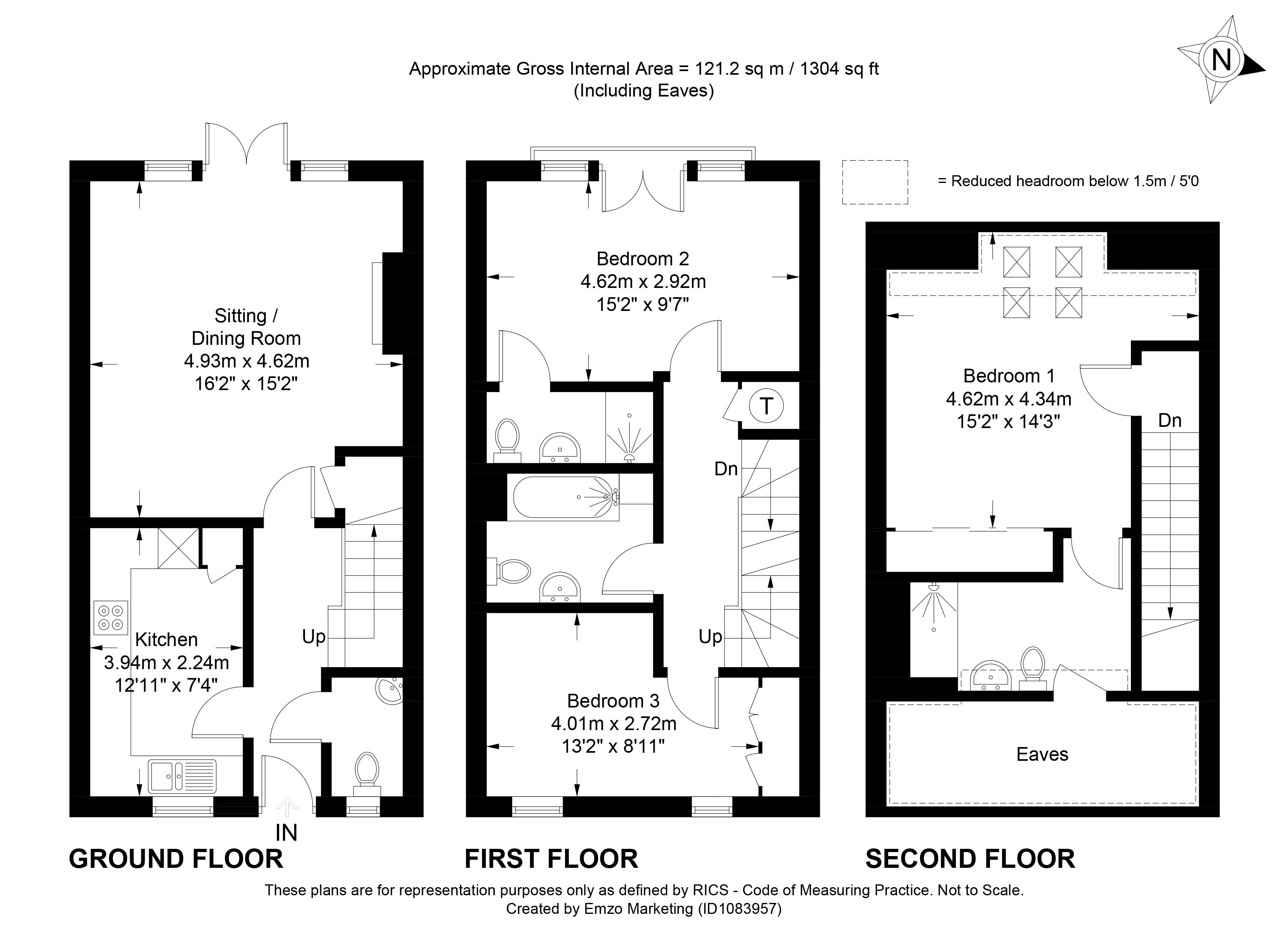 Zoopla, 9, Farley Reach, Winchester floorplan