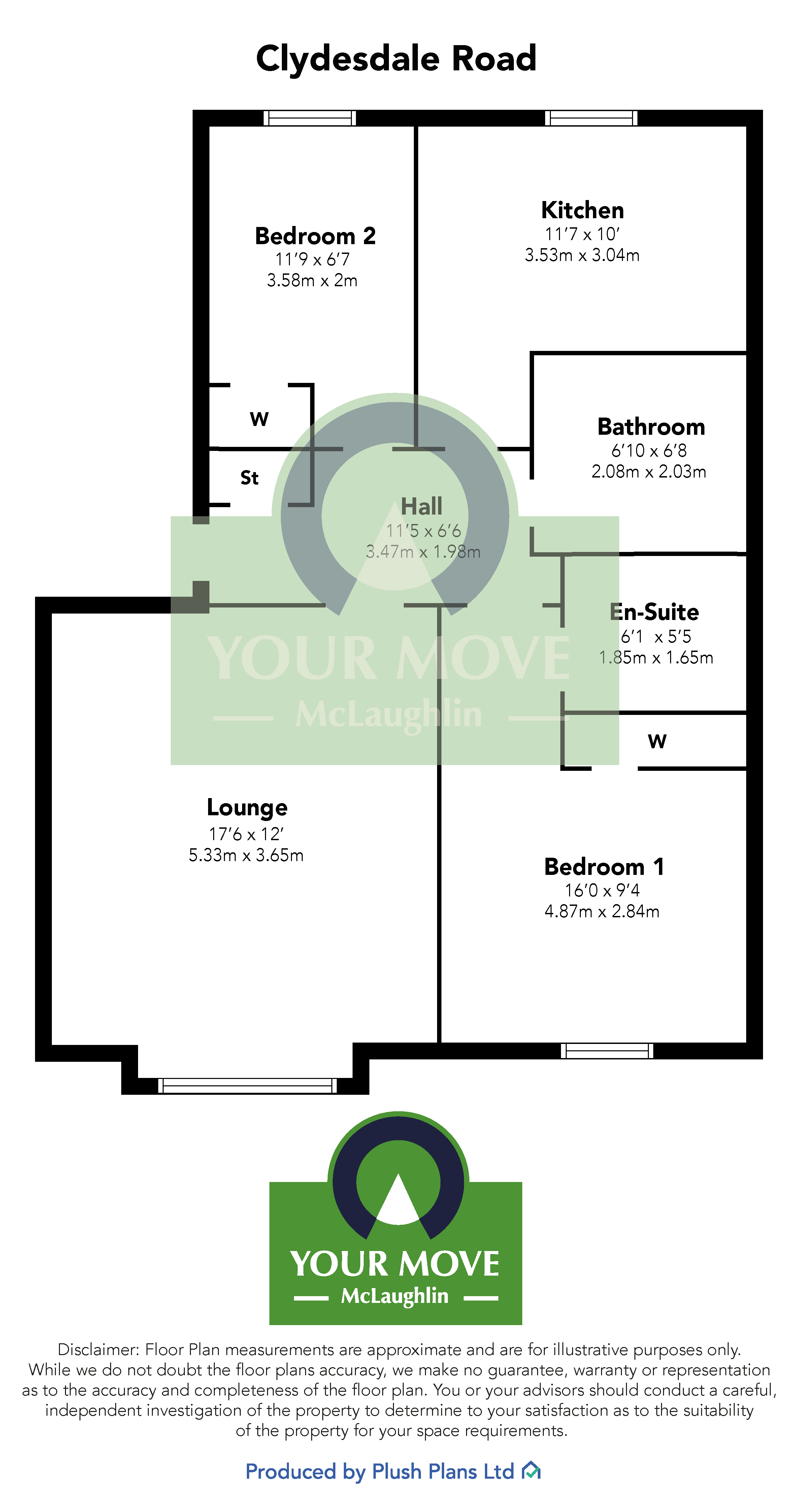 Clydesdale Road, Bellshill, North Lanarkshire ML4, 2 bedroom flat for