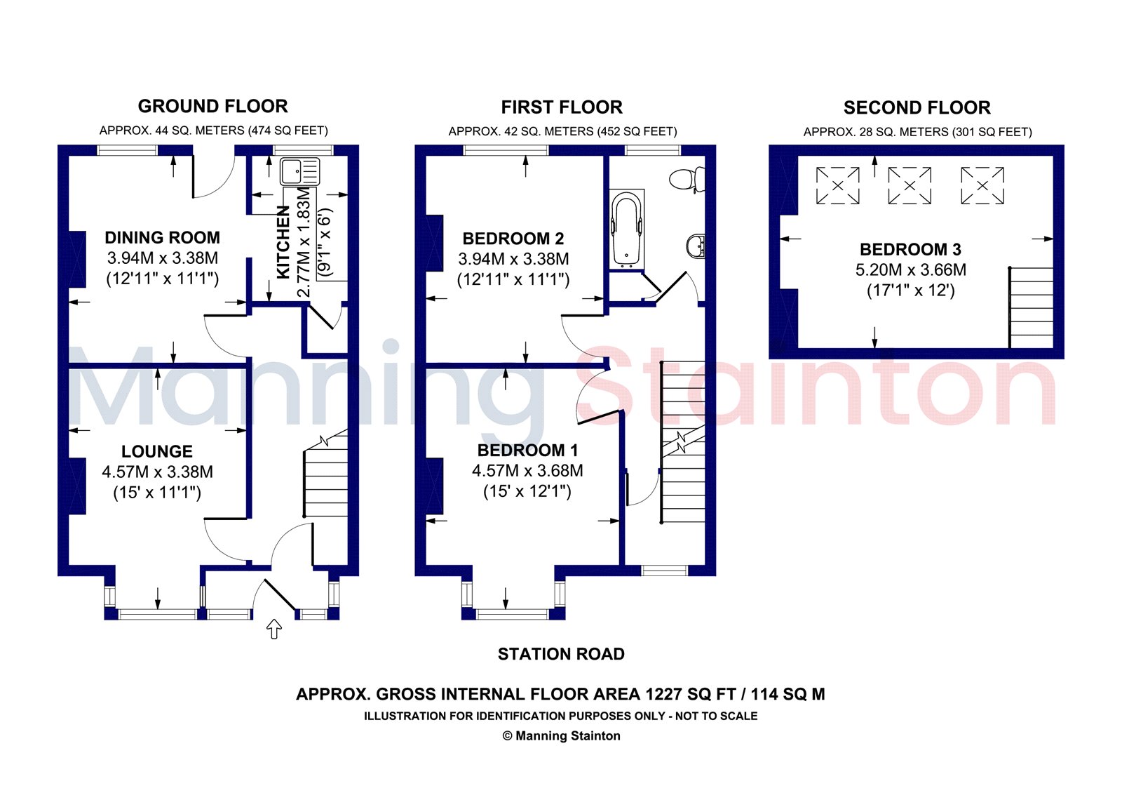 71, Station Road, Leeds floorplan