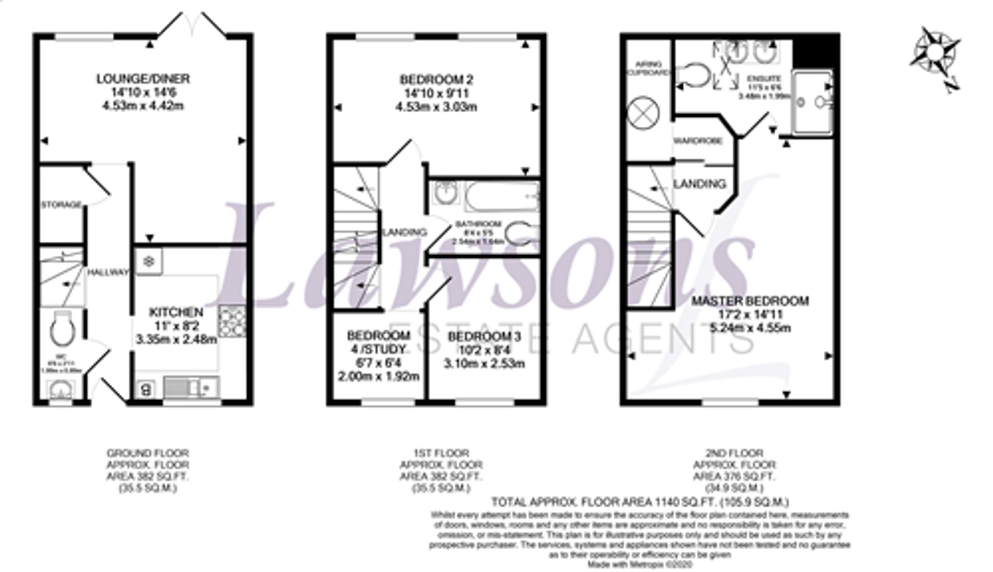 12 Tottington Close, Thetford floorplan