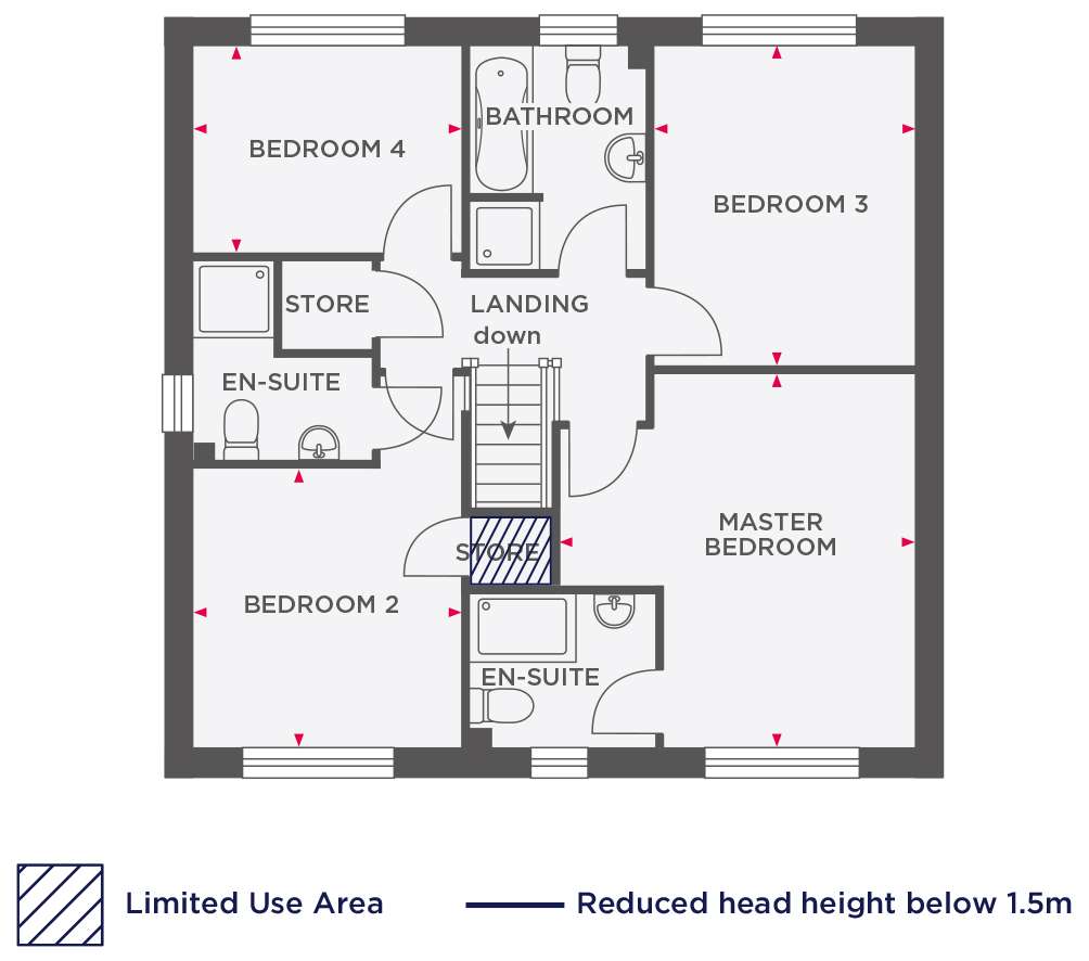 43, Mucklestone Road, Loggerheads, Market Drayton floorplan