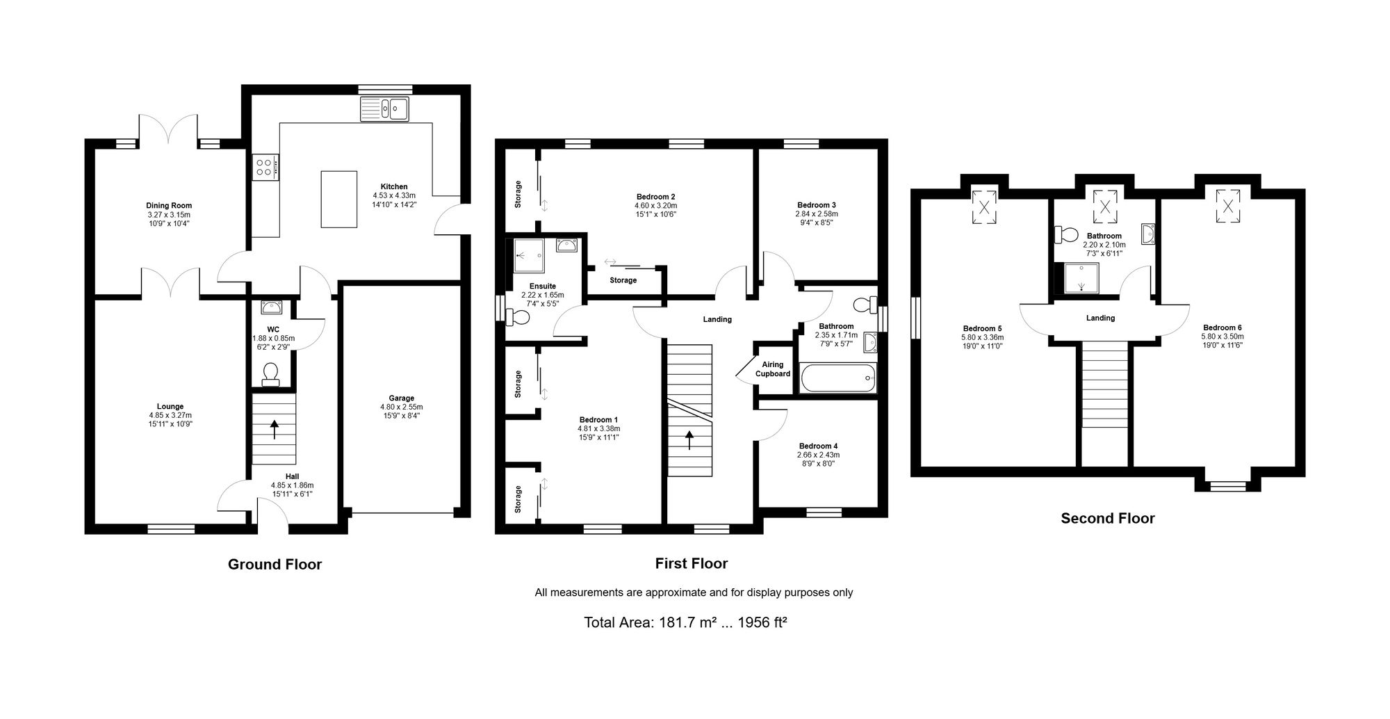 3 Rutland Close, Stone floorplan