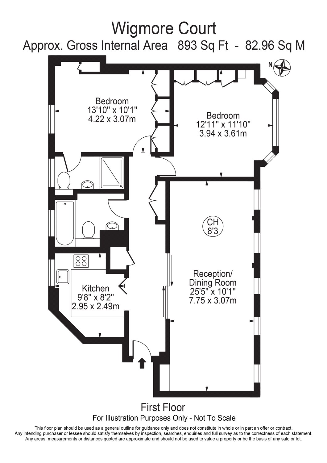 2 Bedrooms Flat to rent in Wigmore Street, London W1U