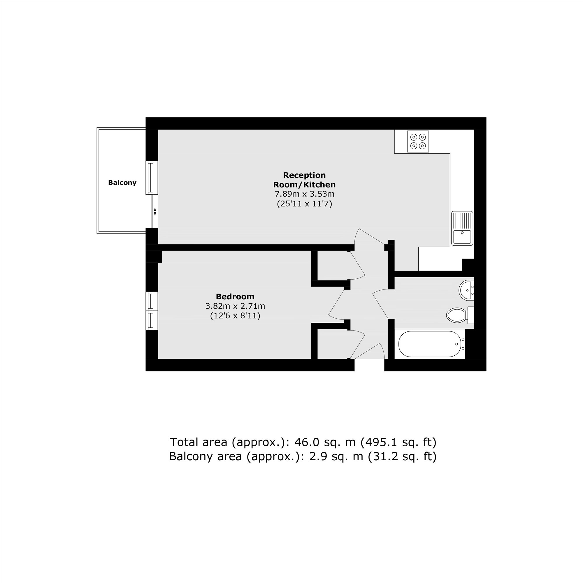 Curtis Field Road, London floorplan