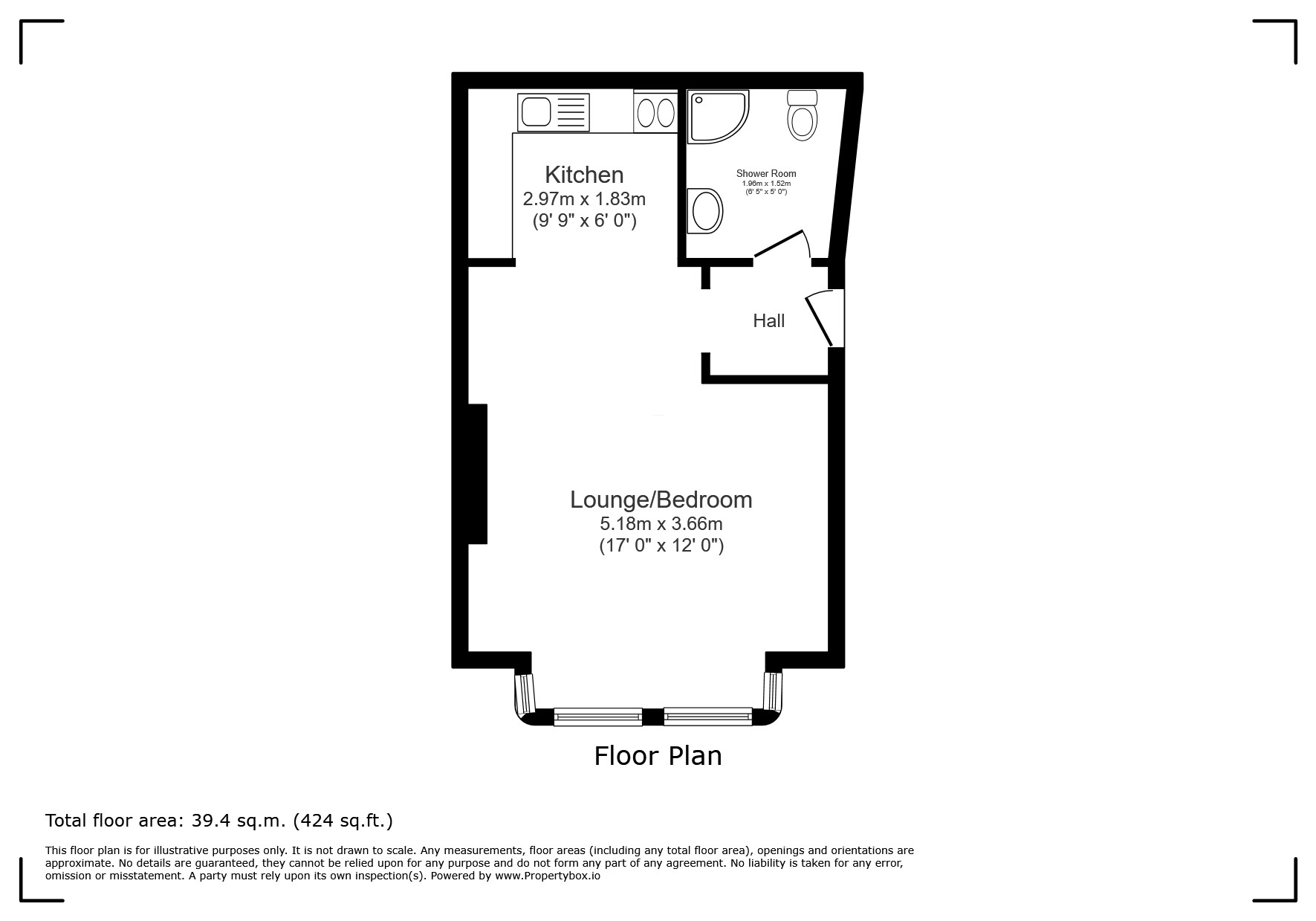 Flat 1, 34-36, Surbiton Avenue, Essex floorplan
