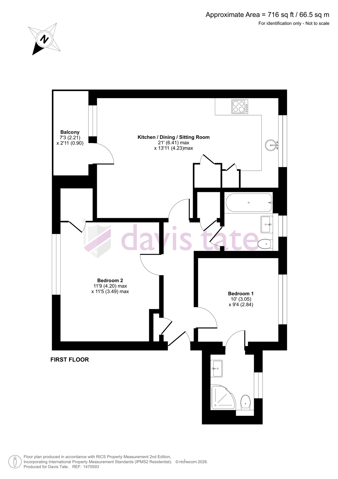 Flat 4, 3, Newark Street, Berkshire floorplan