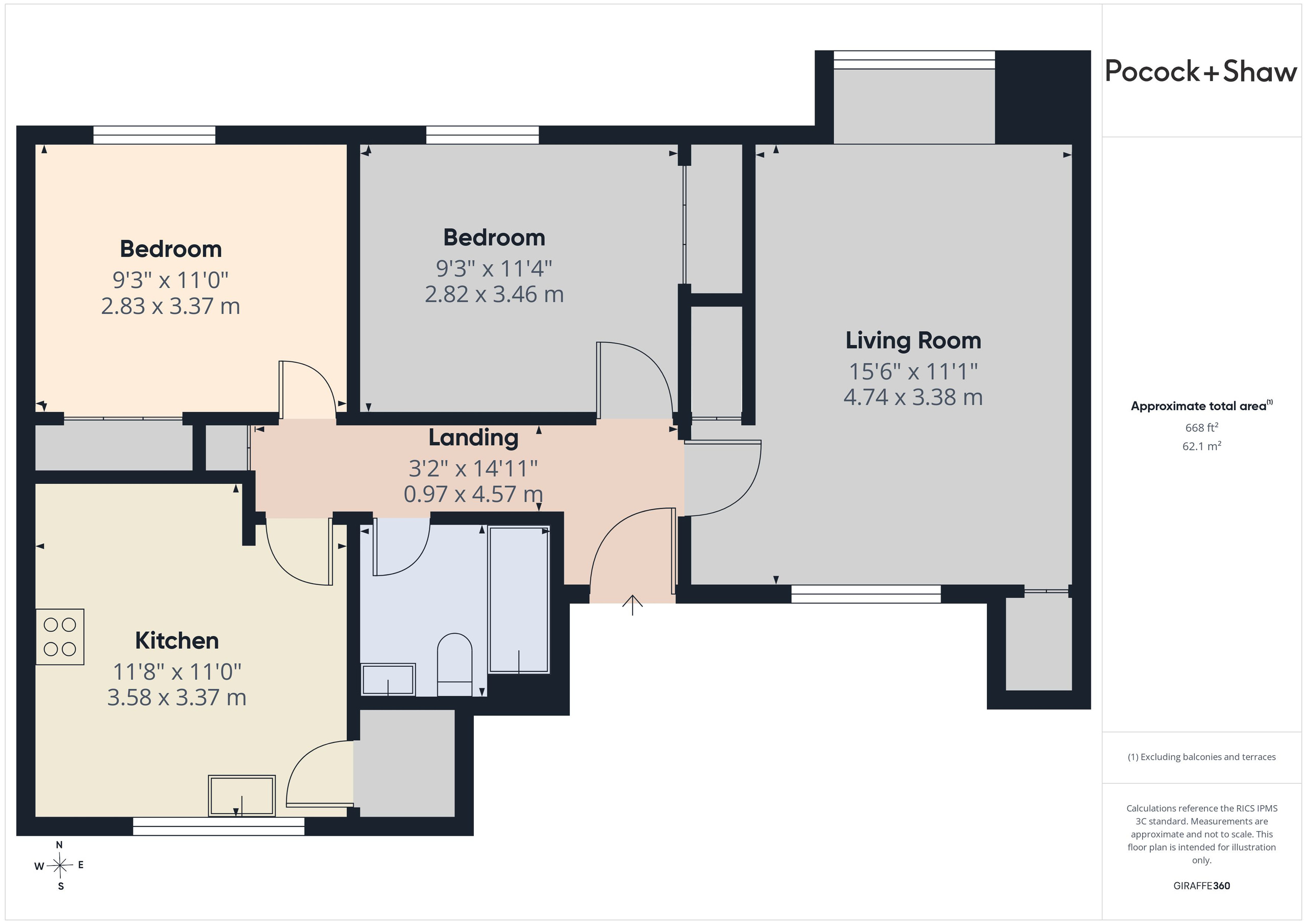 9 Fitzroy Lane, Cambridge floorplan