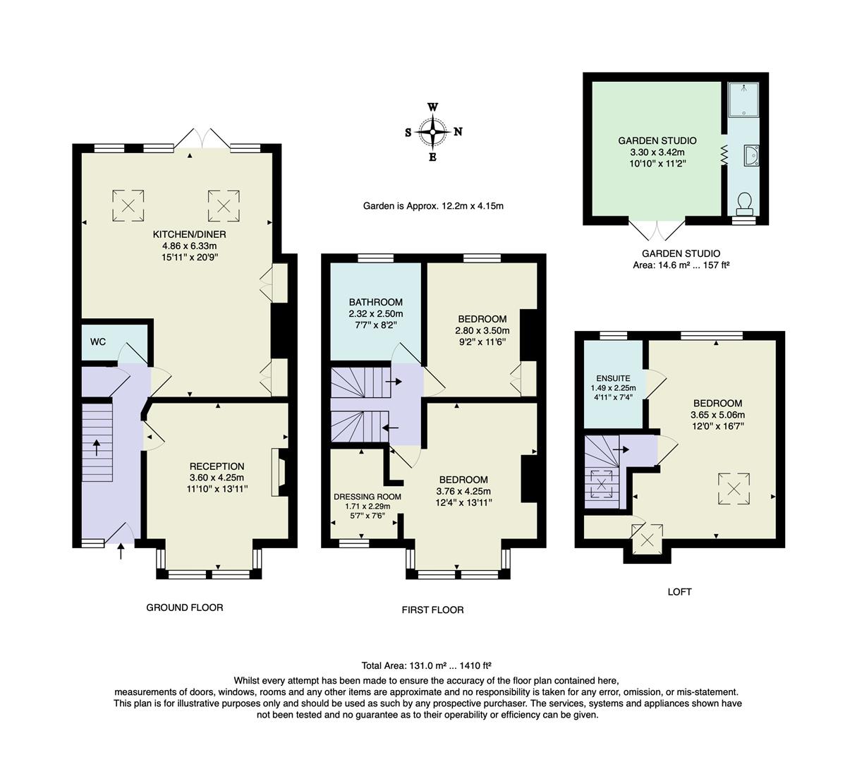138, Winchester Road, Chingford floorplan