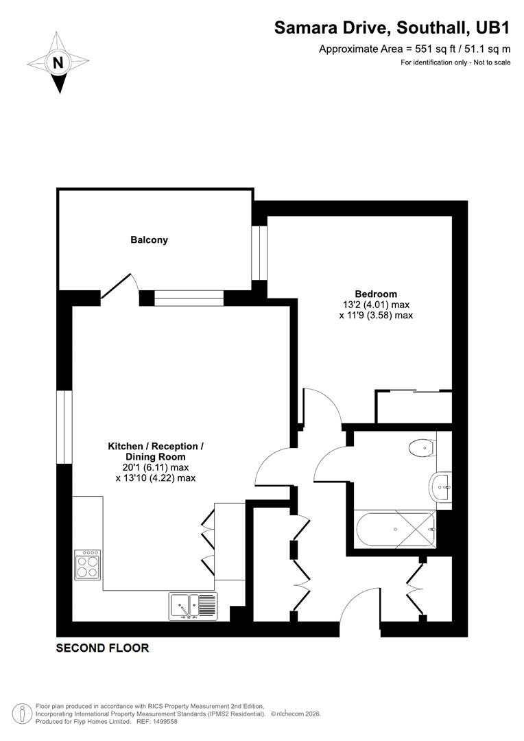 24 Newell house, 3, Samara Drive, Southall floorplan