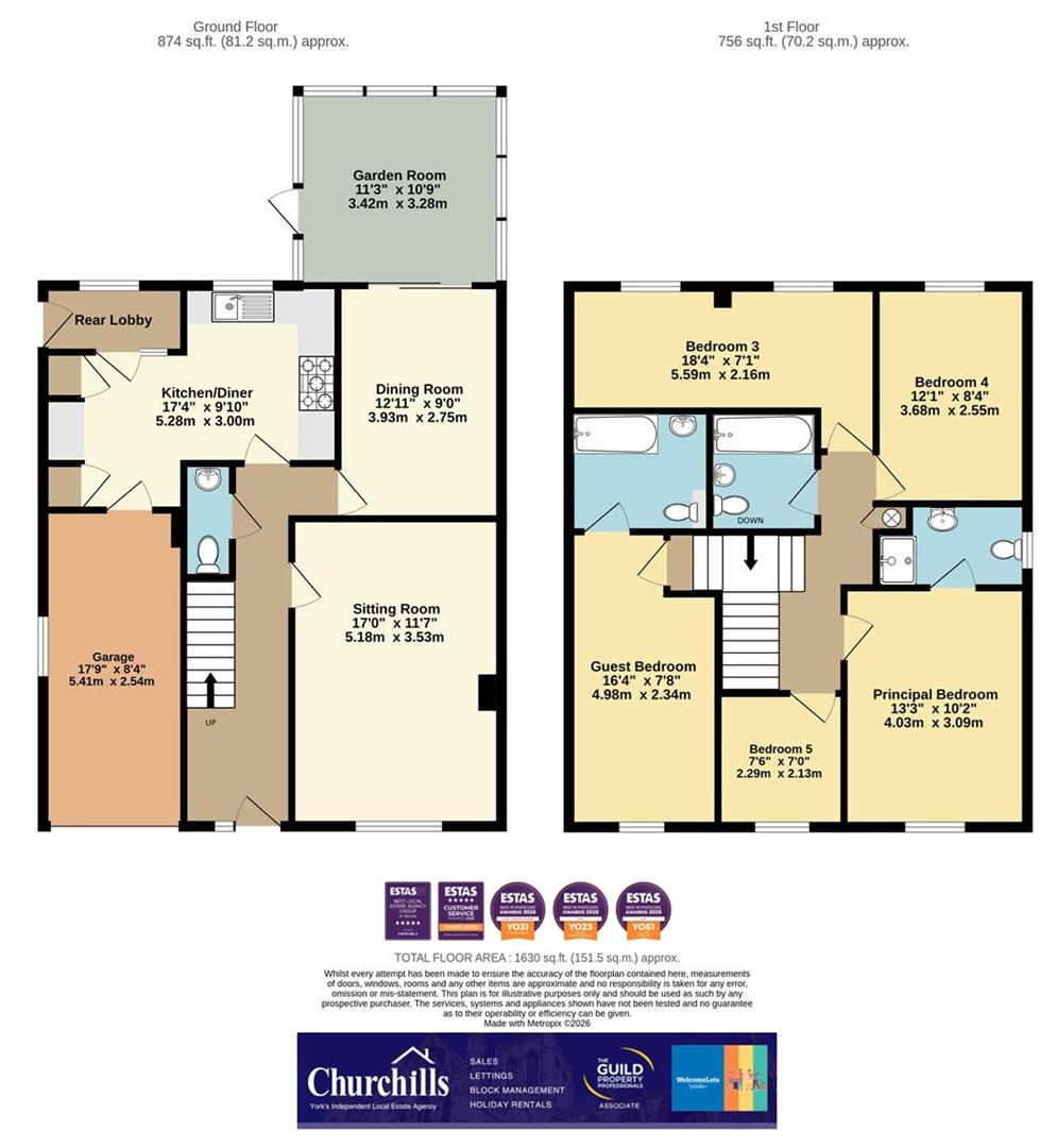 21, Whiteoak Avenue, York floorplan