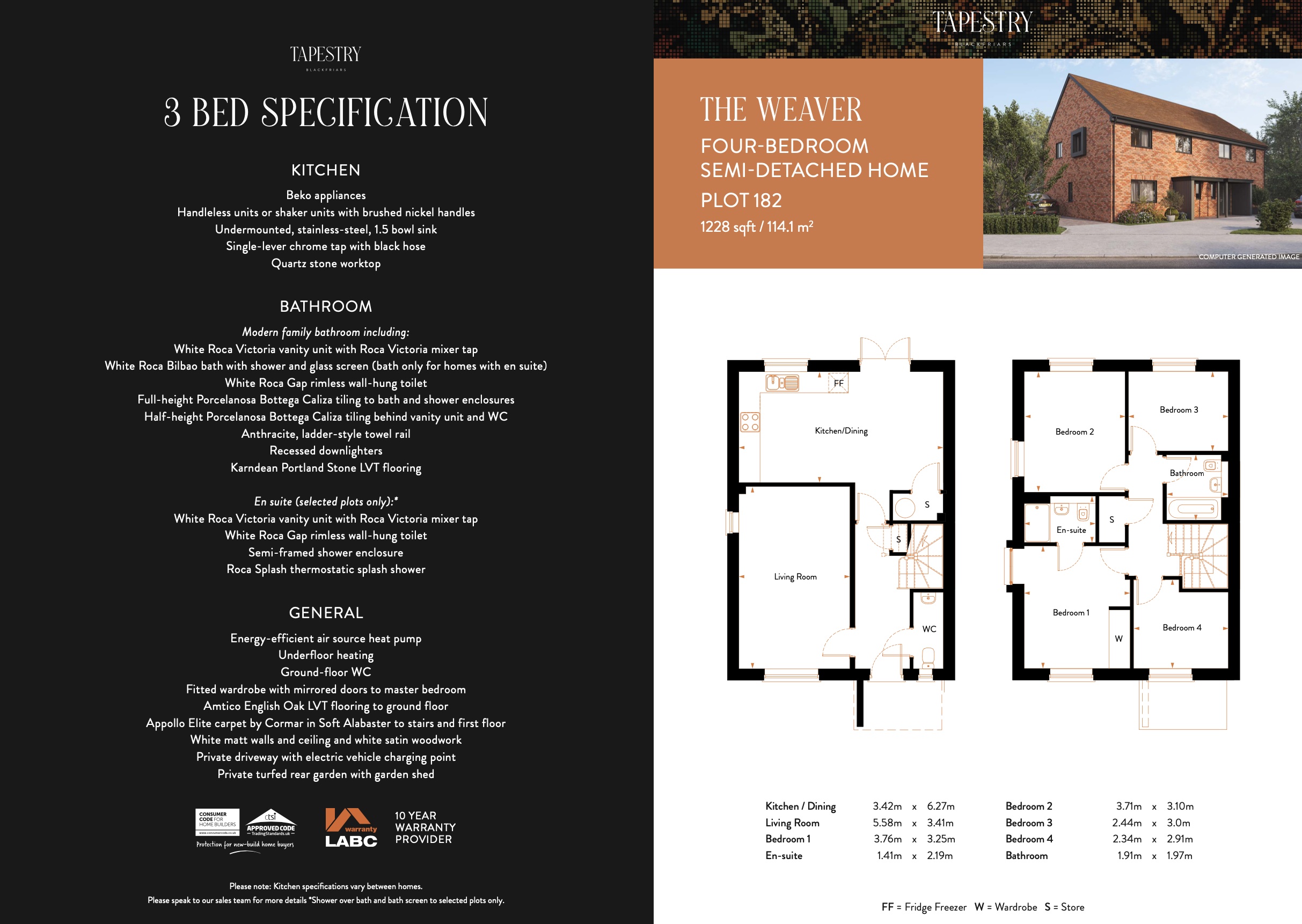 182, Falconers Drive, Battle floorplan