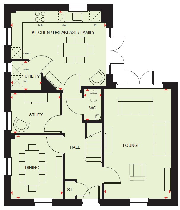 H919899, London Road, Chatteris, Cambridge floorplan