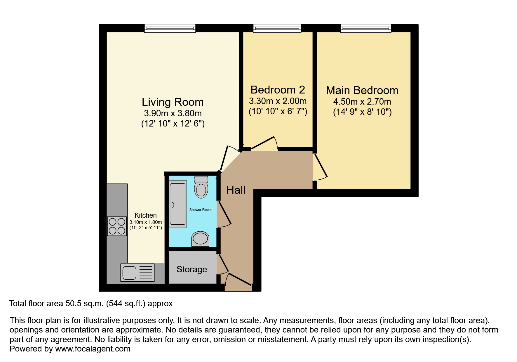 26, Bentley Court (Camberley), Camberley floorplan