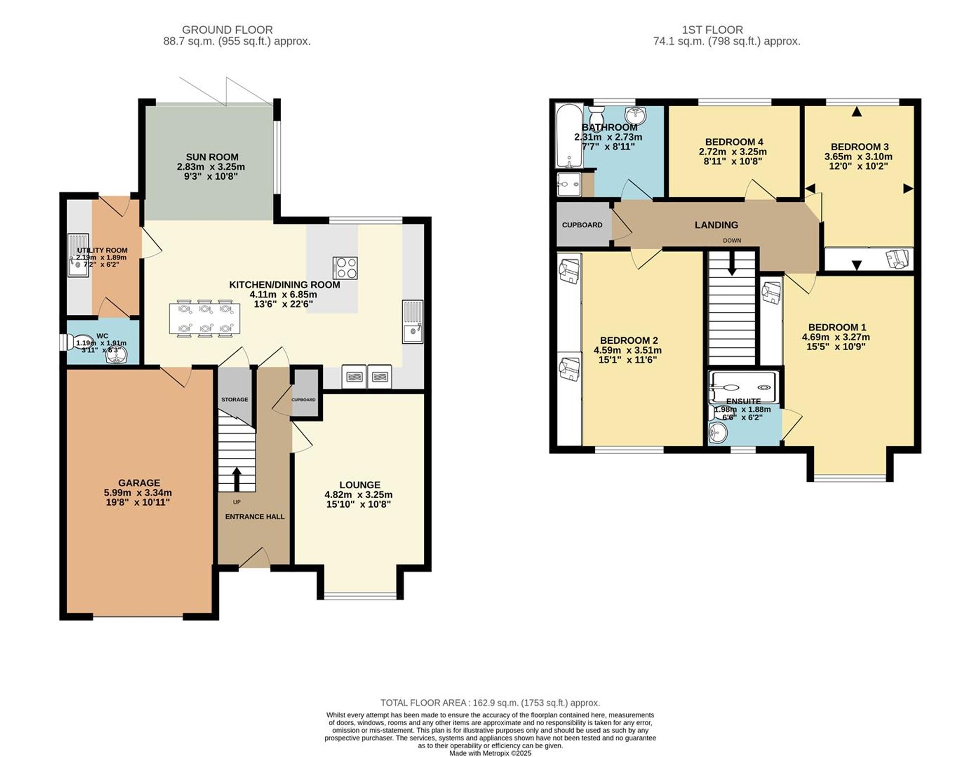 14 Mulberry Way, Chesterfield floorplan