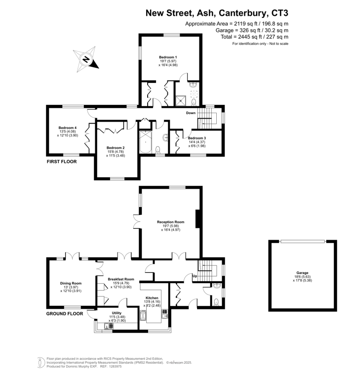 103, New Street, Canterbury floorplan