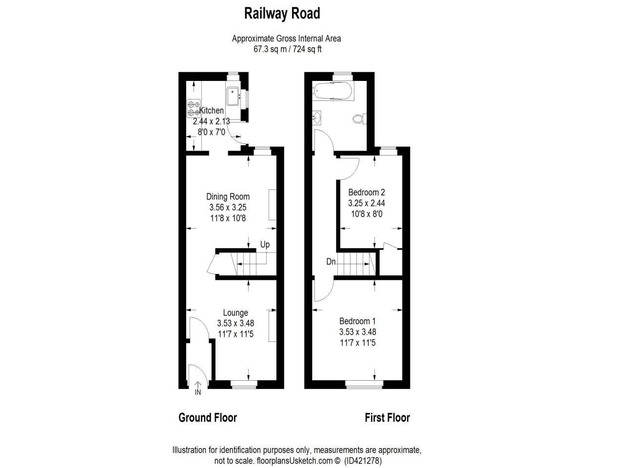 2 Bedrooms  to rent in Railway Road, Newbury, Berkshire RG14