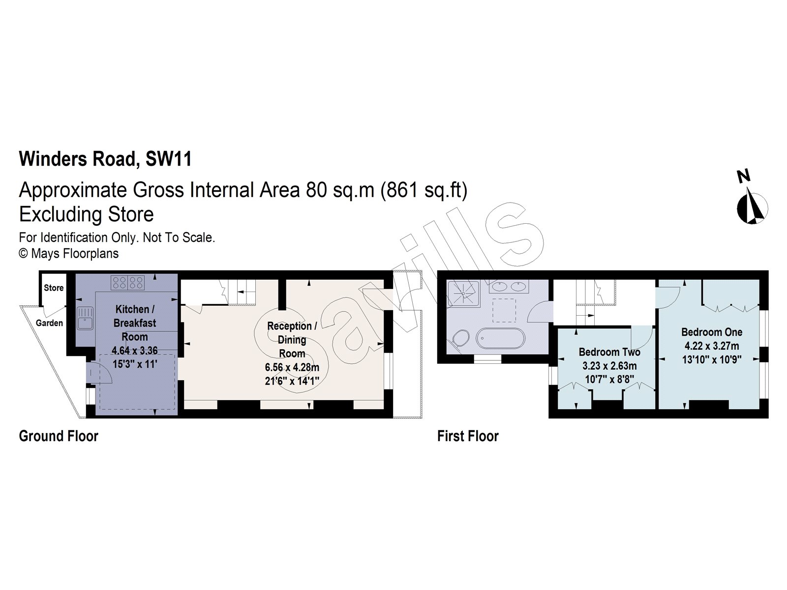 Winders Road, London, SW11 floorplan