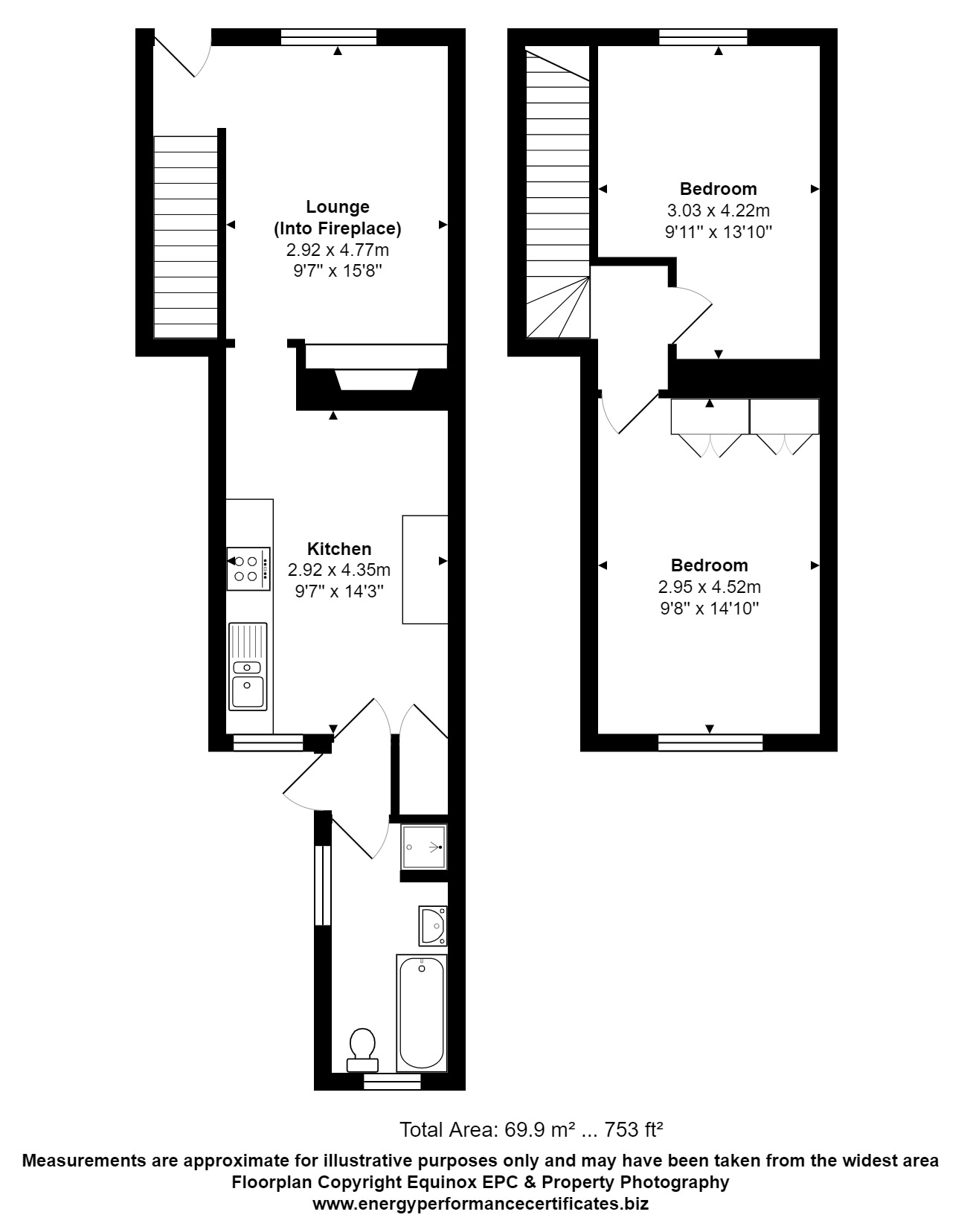 Bradford Street, Braintree, Essex CM7, 2 bedroom terraced house for