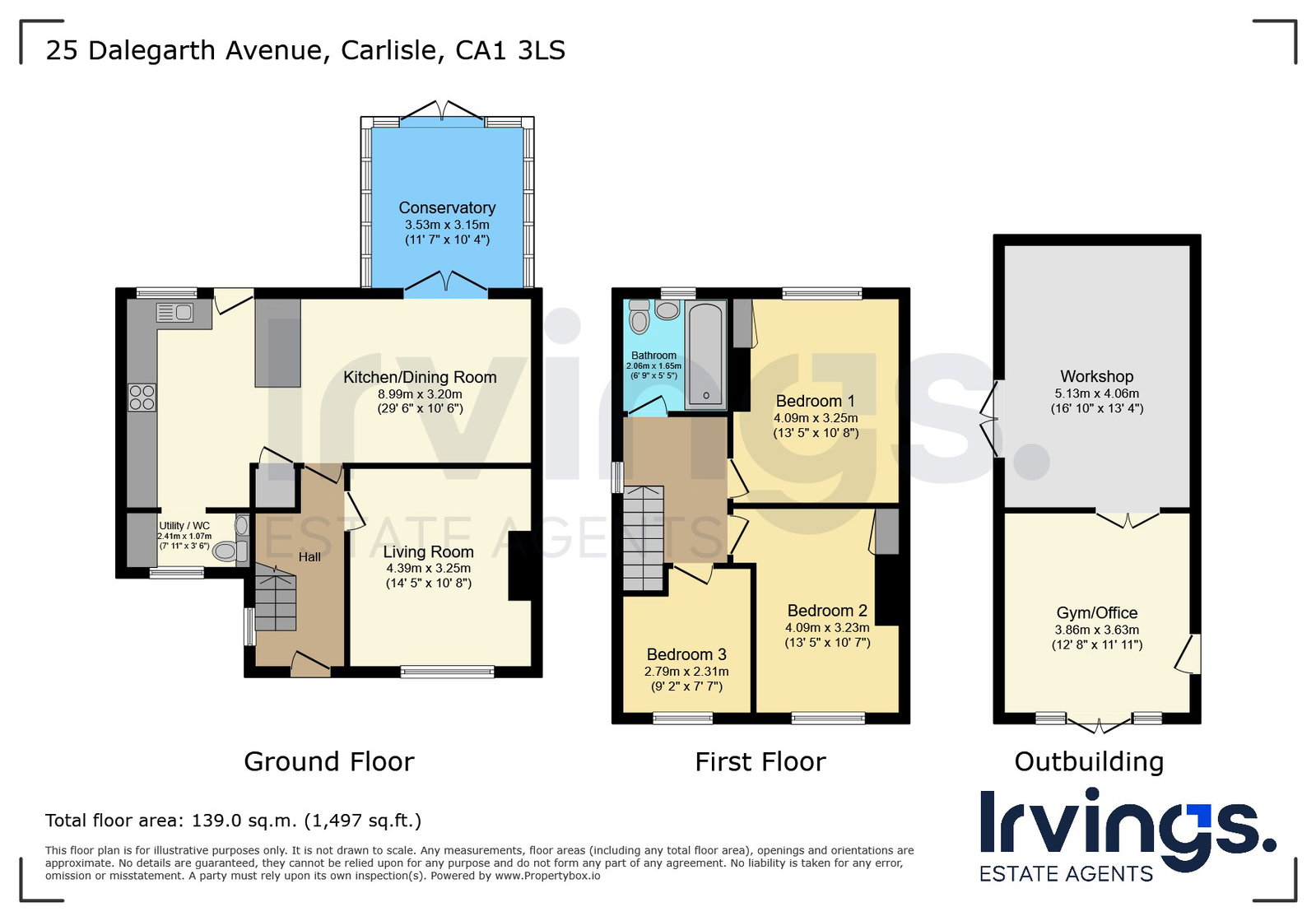25, Dalegarth Avenue, Carlisle floorplan