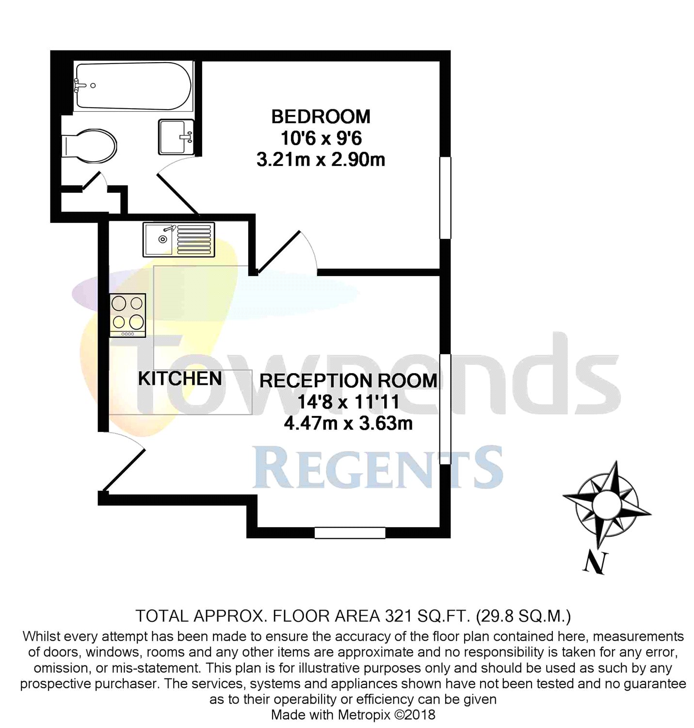1 Bedrooms Flat to rent in Alsford Close, Lightwater, Surrey GU18