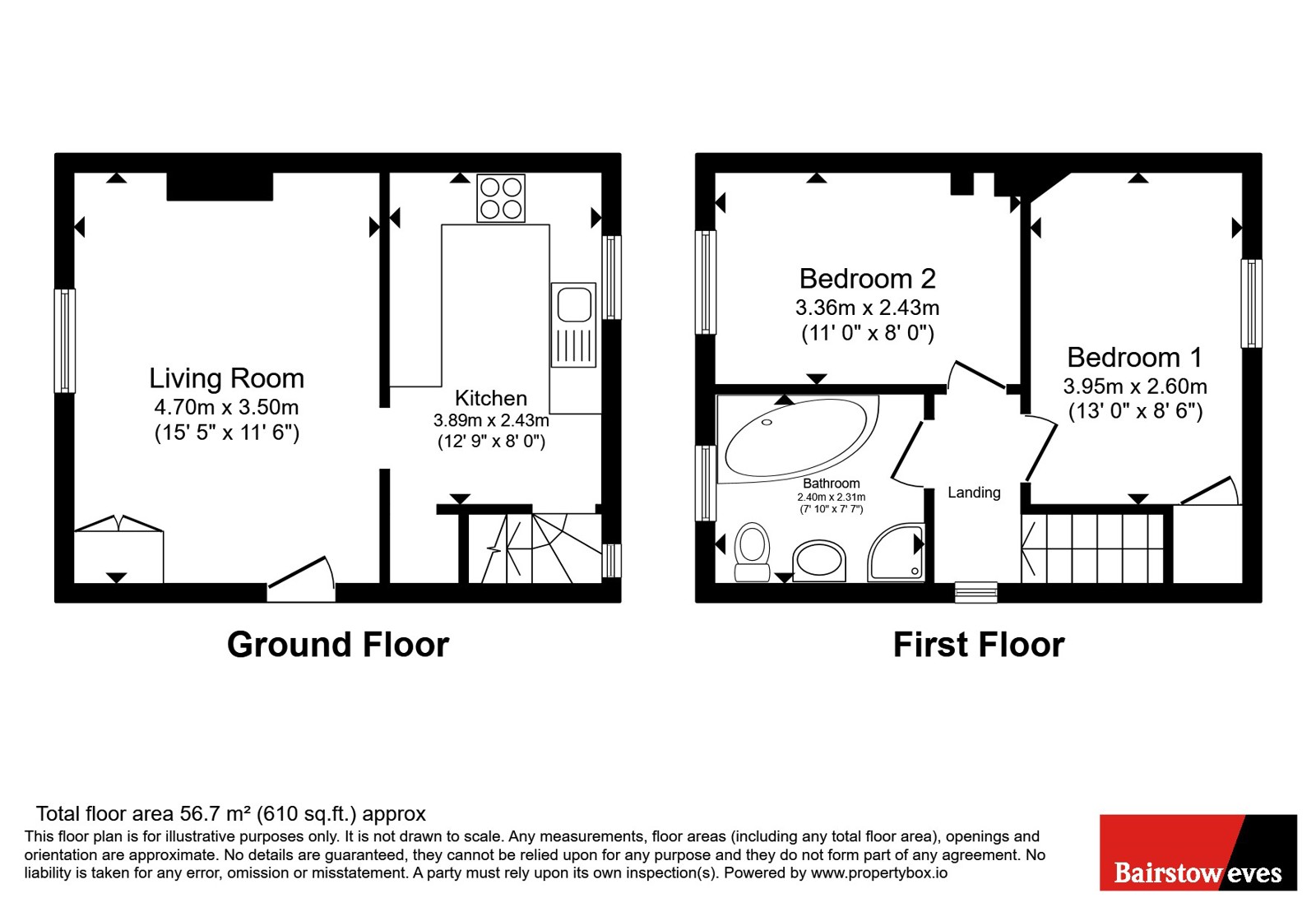 23, Wildfell Road, West Midlands floorplan