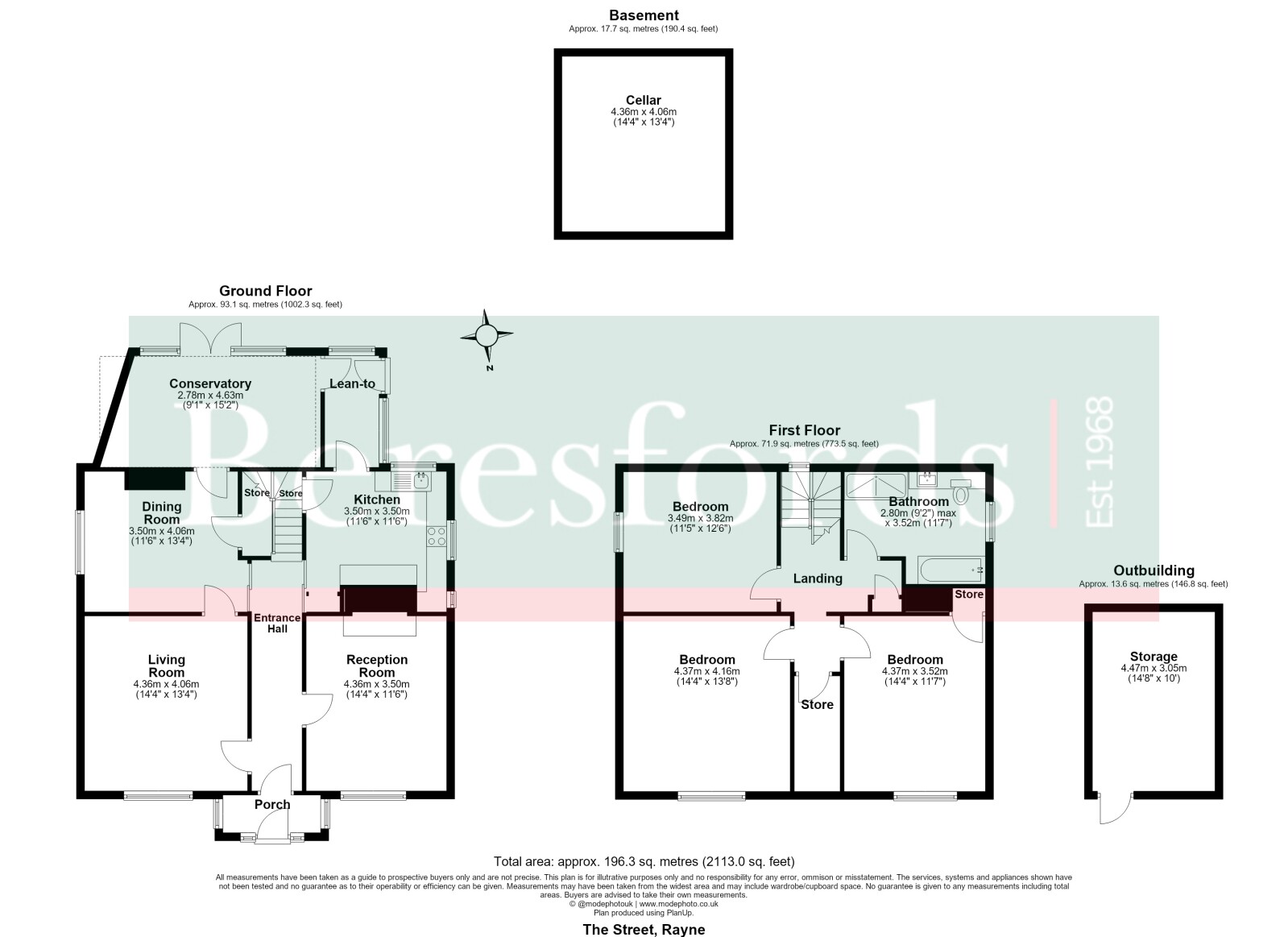 Weddicar House, 2, The Street, Braintree floorplan