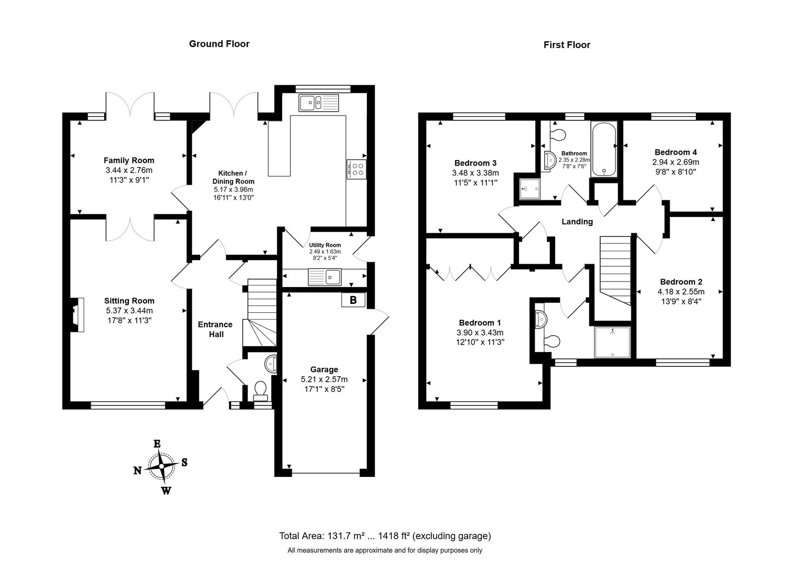 11, Pitfield Close, Huntingdon floorplan