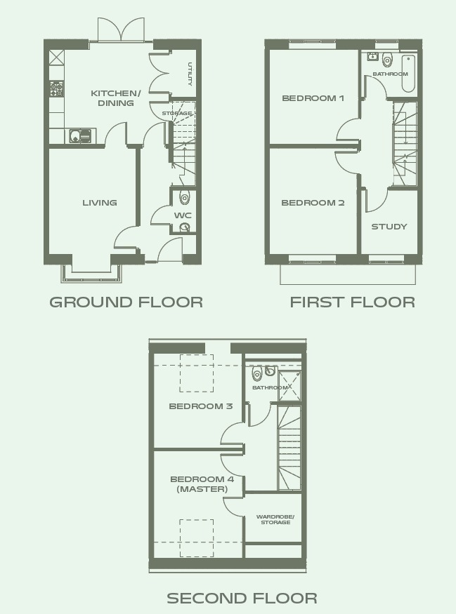 8, Sanders Lane, Aylesbury floorplan
