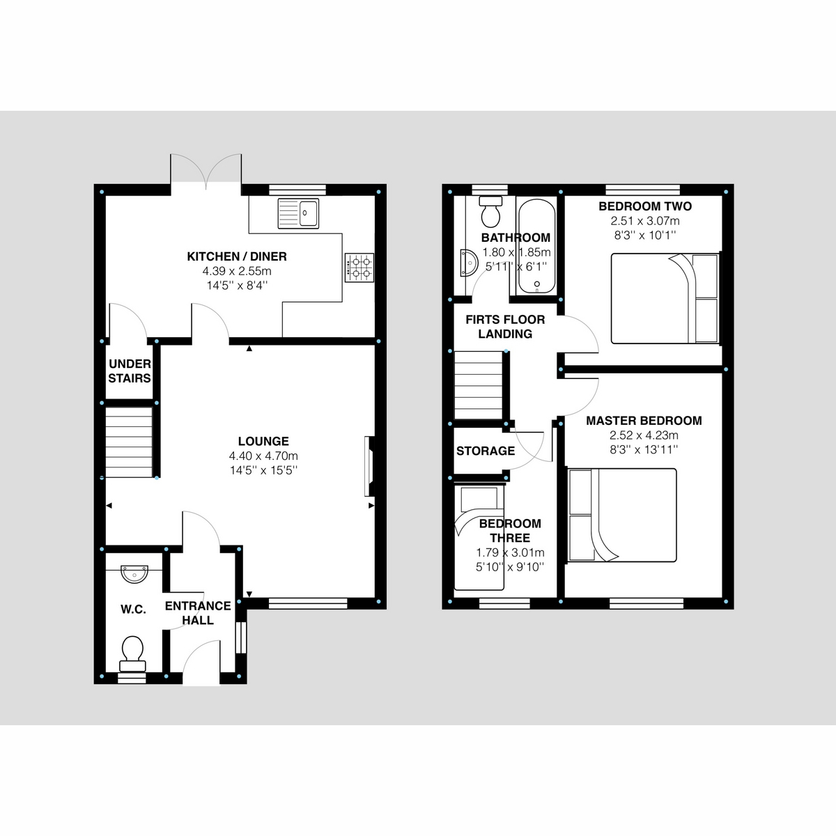 77, Delphinium Way, Darwen floorplan