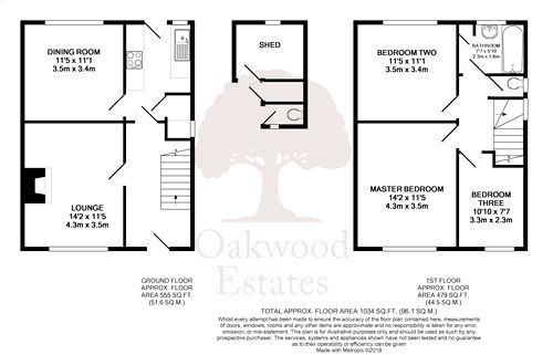 3 Bedrooms End terrace house for sale in Ennerdale Crescent, Burnham, Berkshire SL1