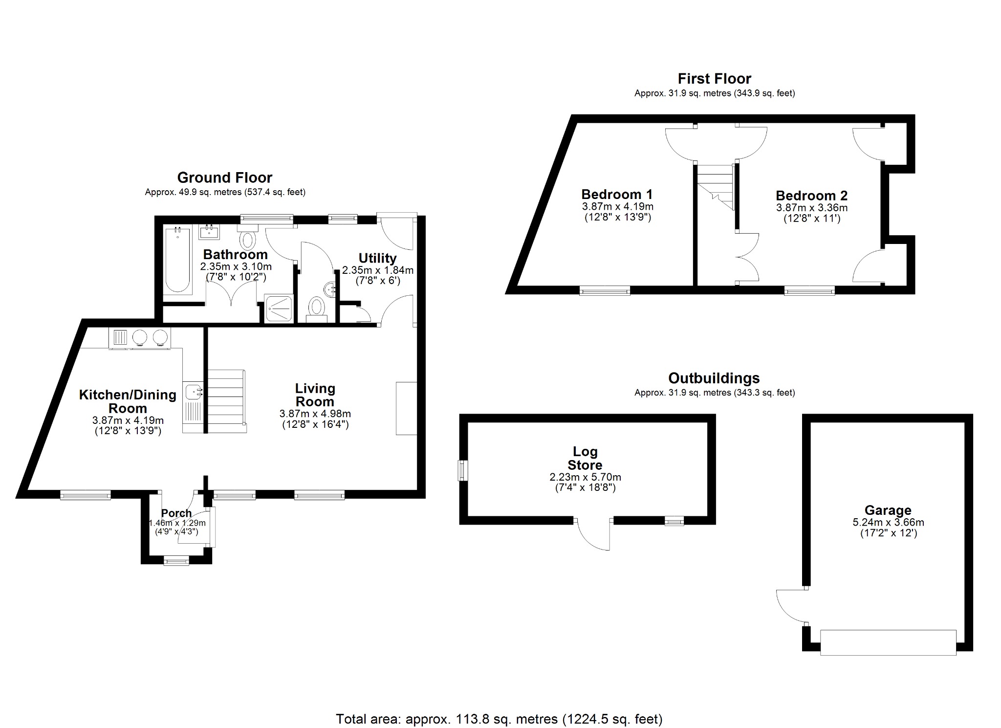 Chapel Cottage, -, Yelverton floorplan