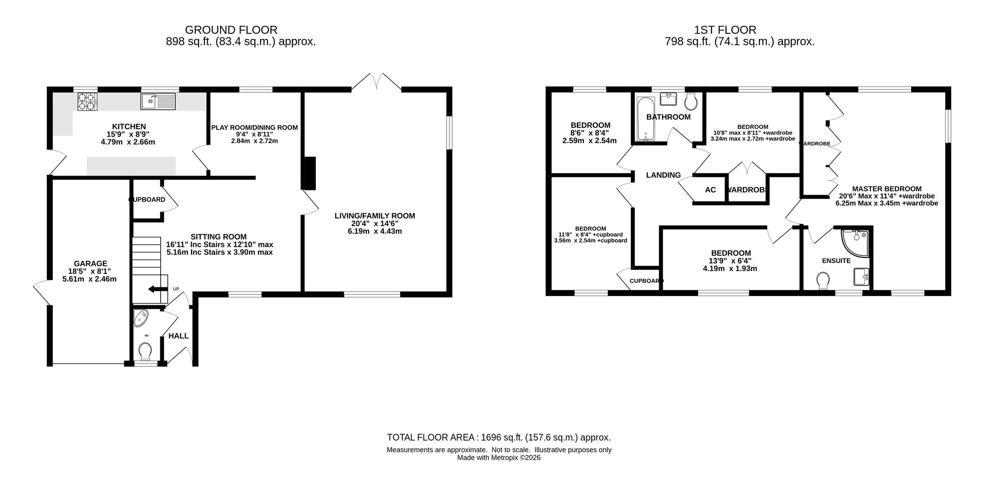 1, Danefield Road, Holmes Chapel floorplan