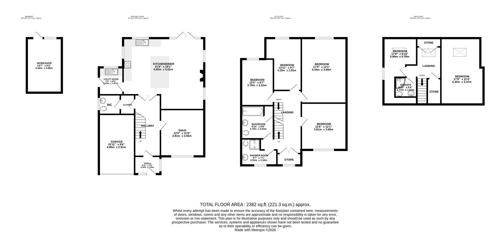 224, Musters Road, Nottingham floorplan