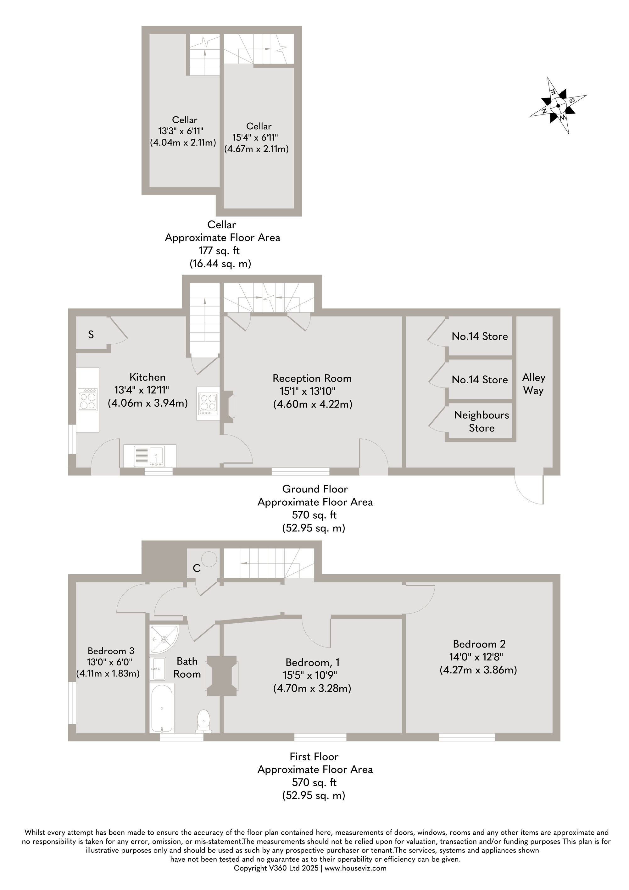 14 Friday Market Place, Walsingham floorplan