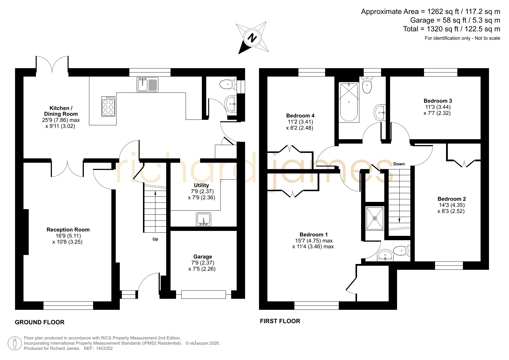 60, Webbs Court, Chippenham floorplan