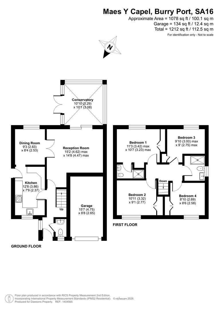 18, Maes Y Capel, Burry Port floorplan