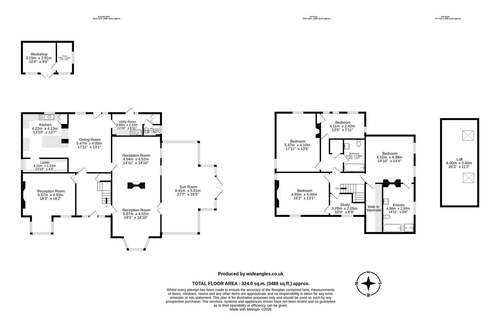 The Beech House, Station Road, Lower Heyford floorplan