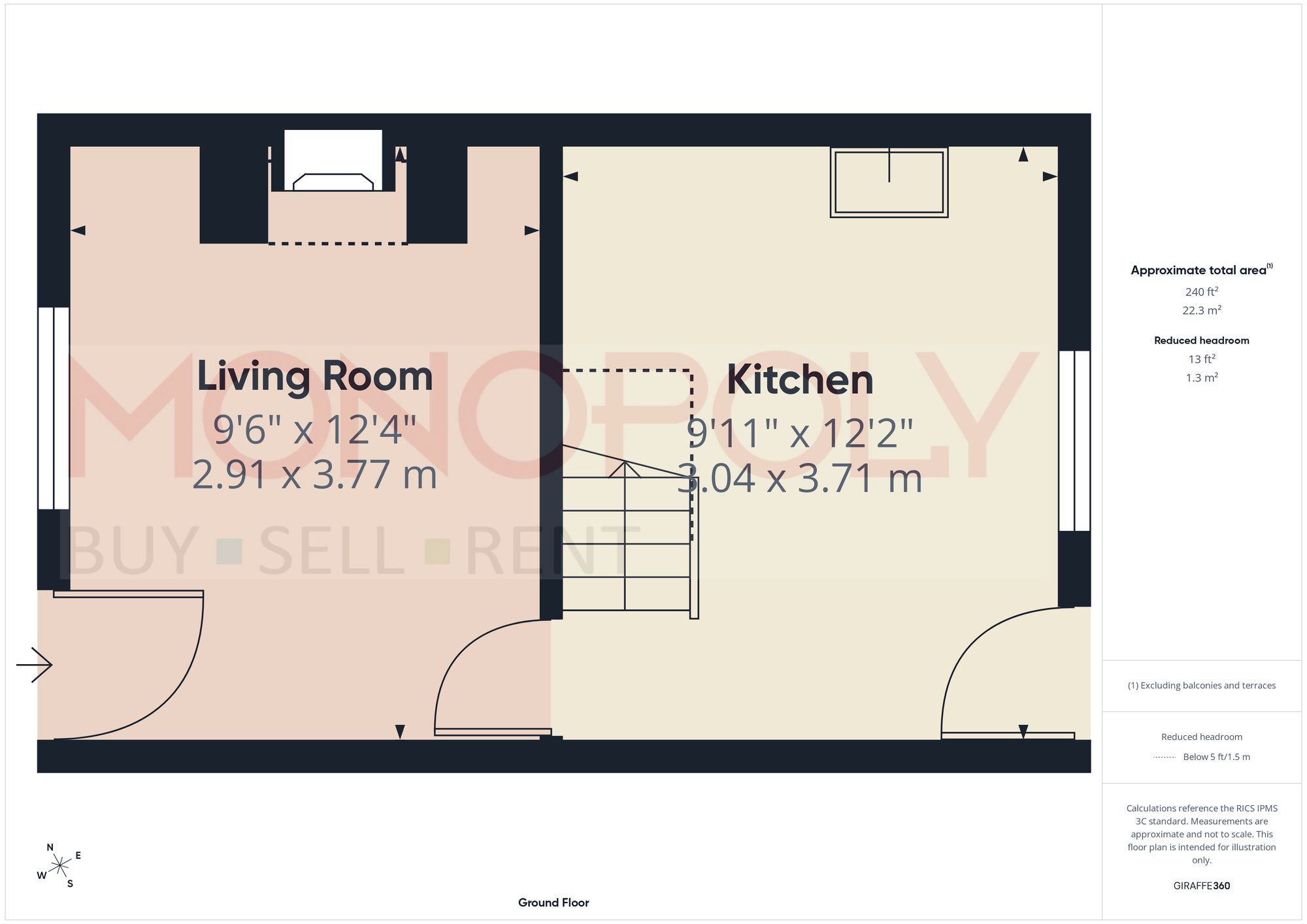 1 Mona Terrace, Wrexham floorplan