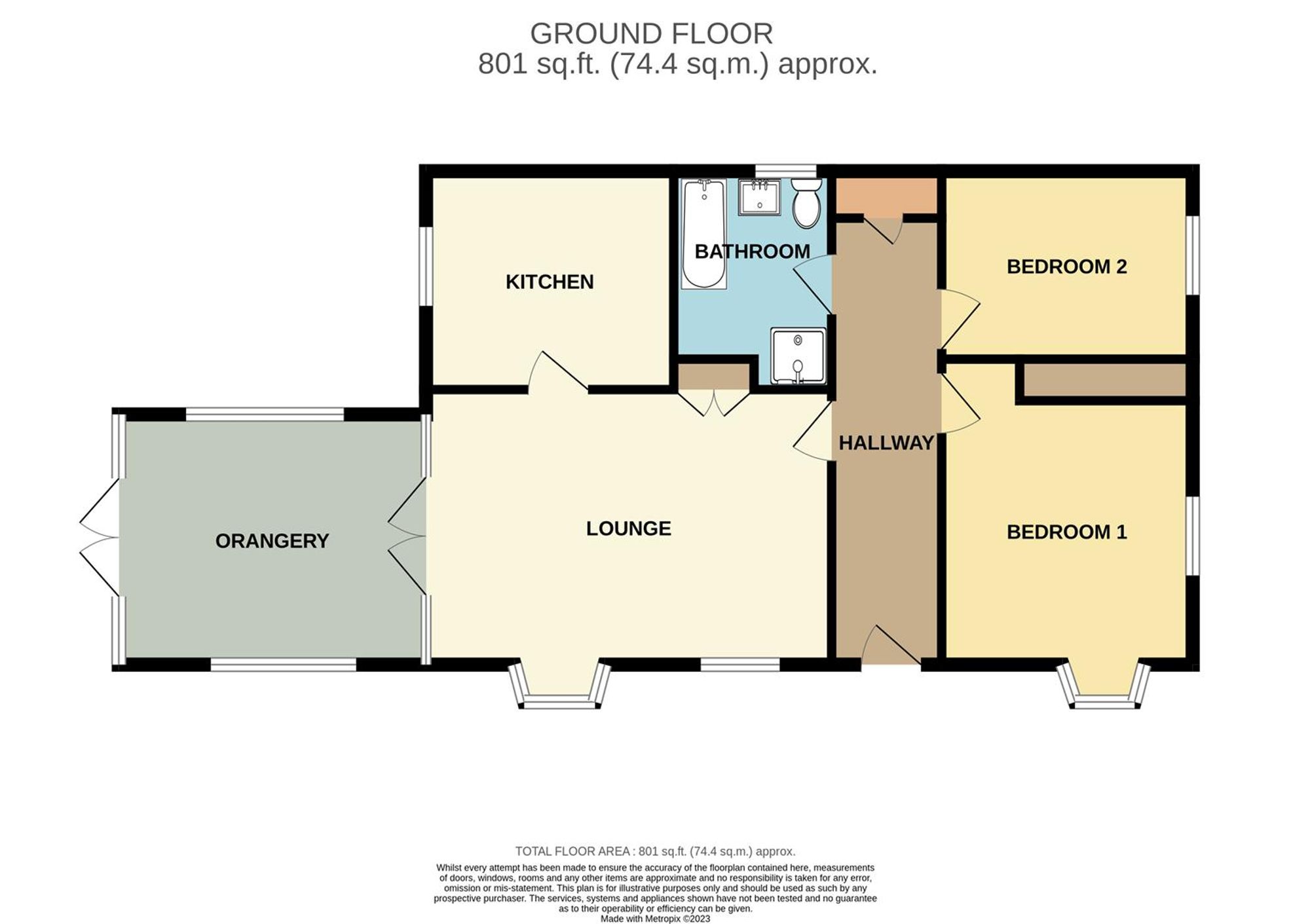 16 Fieldside Close, Scarborough floorplan
