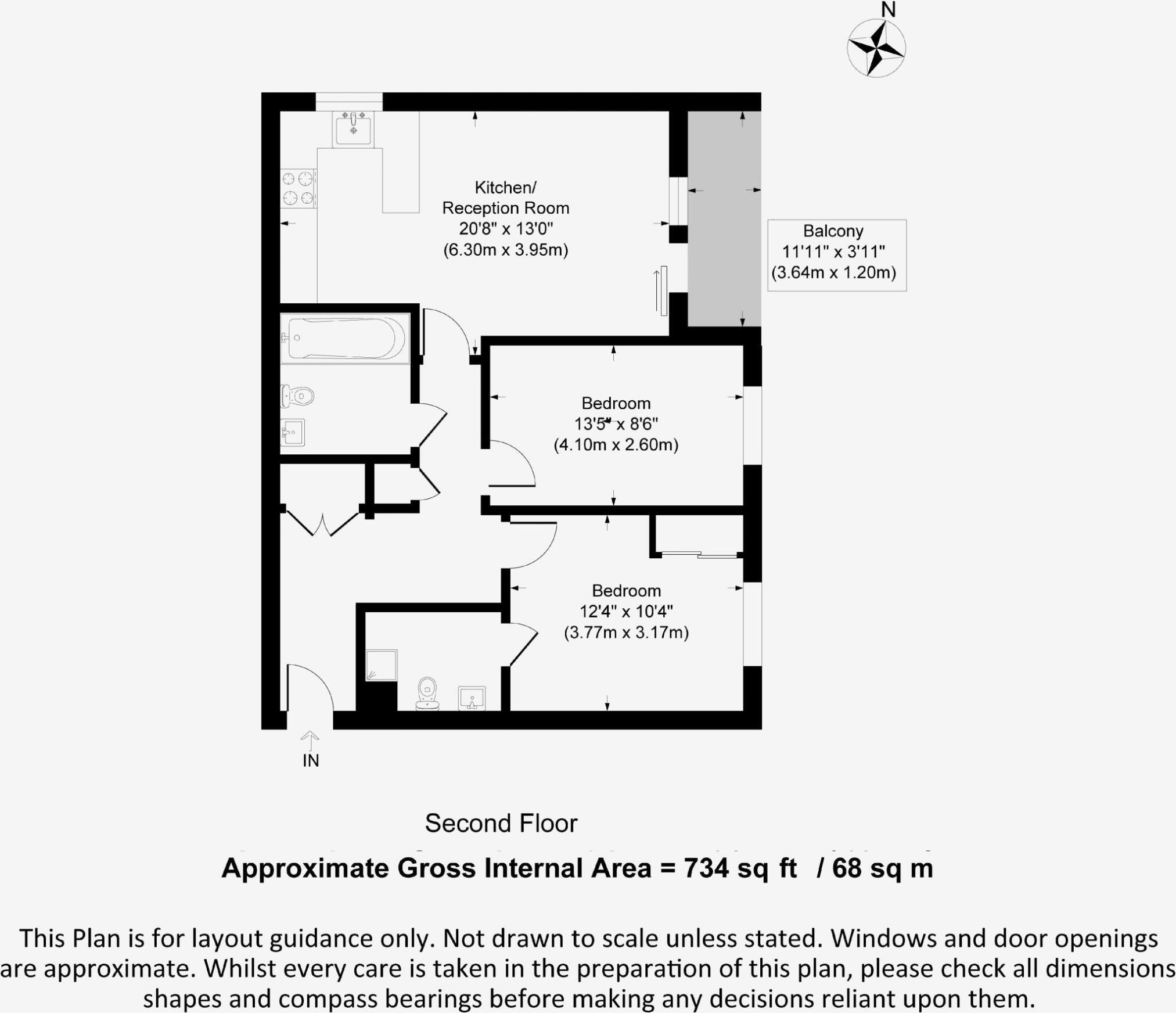 Flat 27, Teal House, Bexley High Street, Bexley floorplan