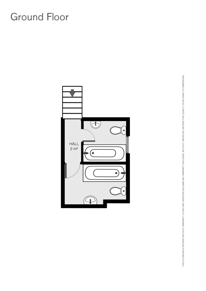 1st & 2nd Flrs, 13, Salisbury Road, Cardiff floorplan